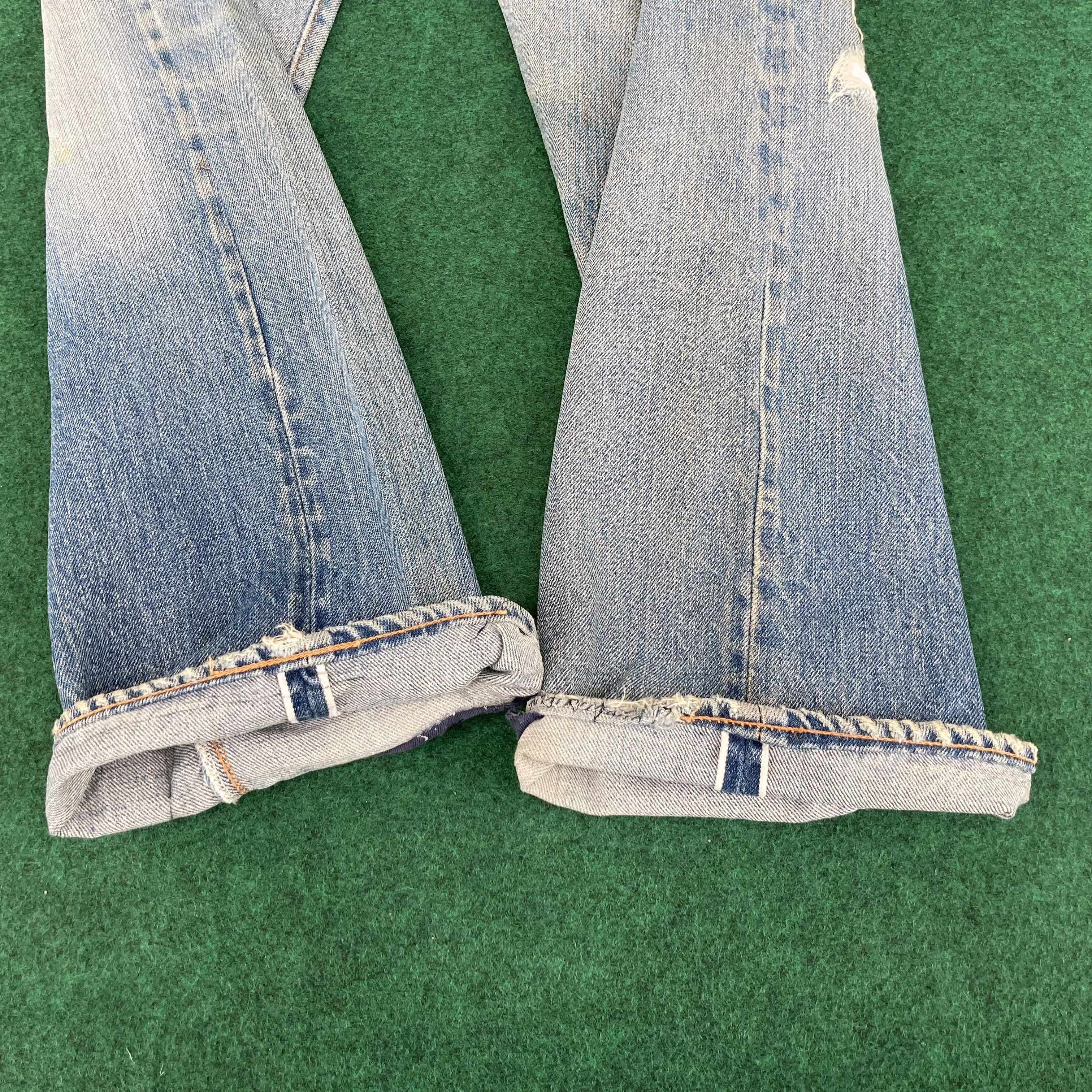 Levi's 32x27 Vtg 501 Levis Small E Redline Selvedge Jeans Size US 32 / EU 48 - 8 Thumbnail