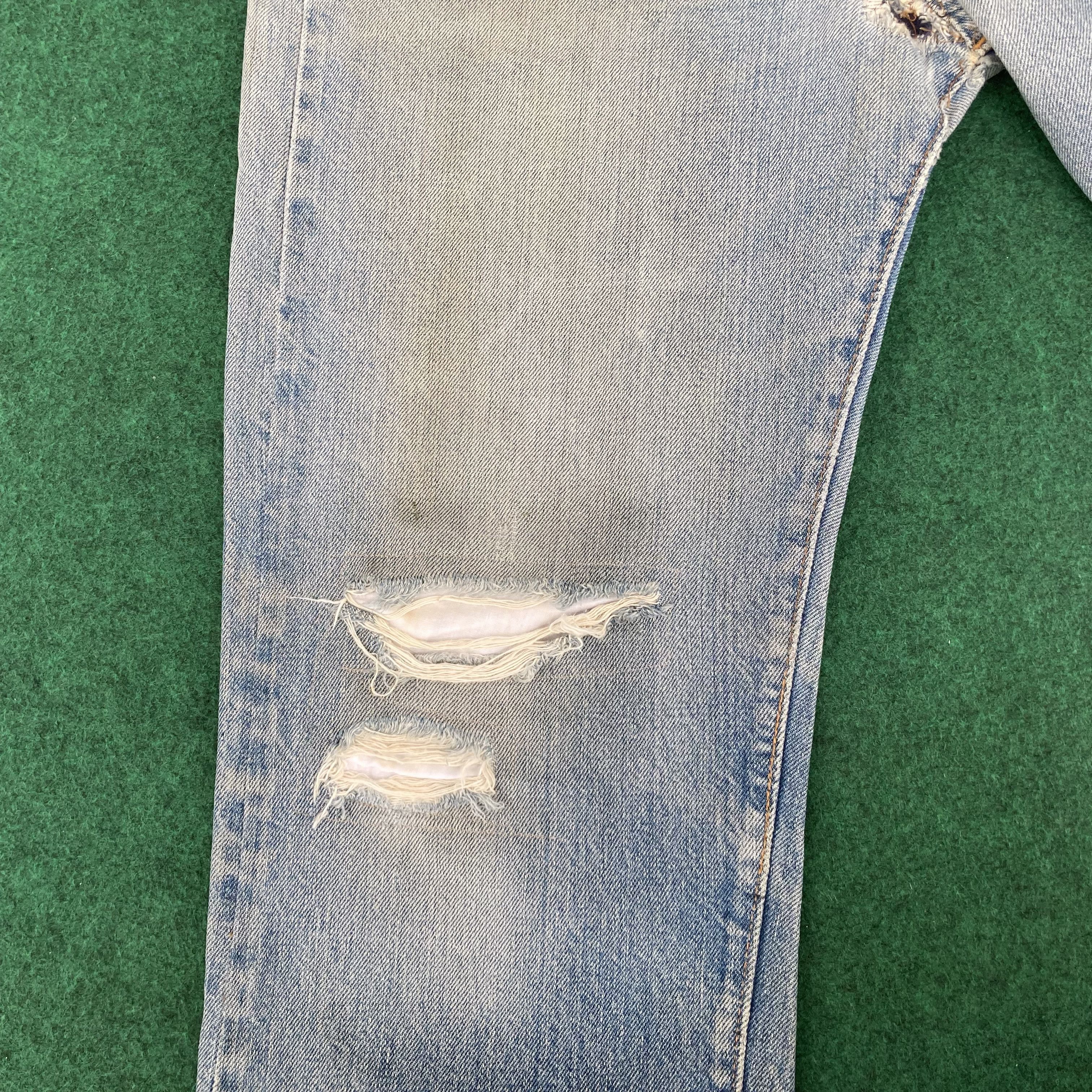 Levi's 32x27 Vtg 501 Levis Small E Redline Selvedge Jeans Size US 32 / EU 48 - 7 Thumbnail