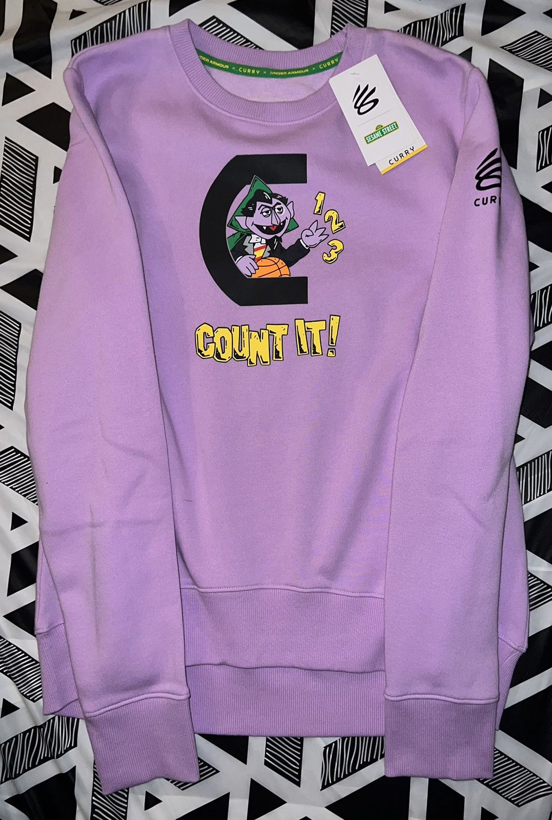 NBA × Under Armour Under Armour Steph Curry Collection x Sesame St Sweatshirt Size M / US 6-8 / IT 42-44 - 5 Thumbnail