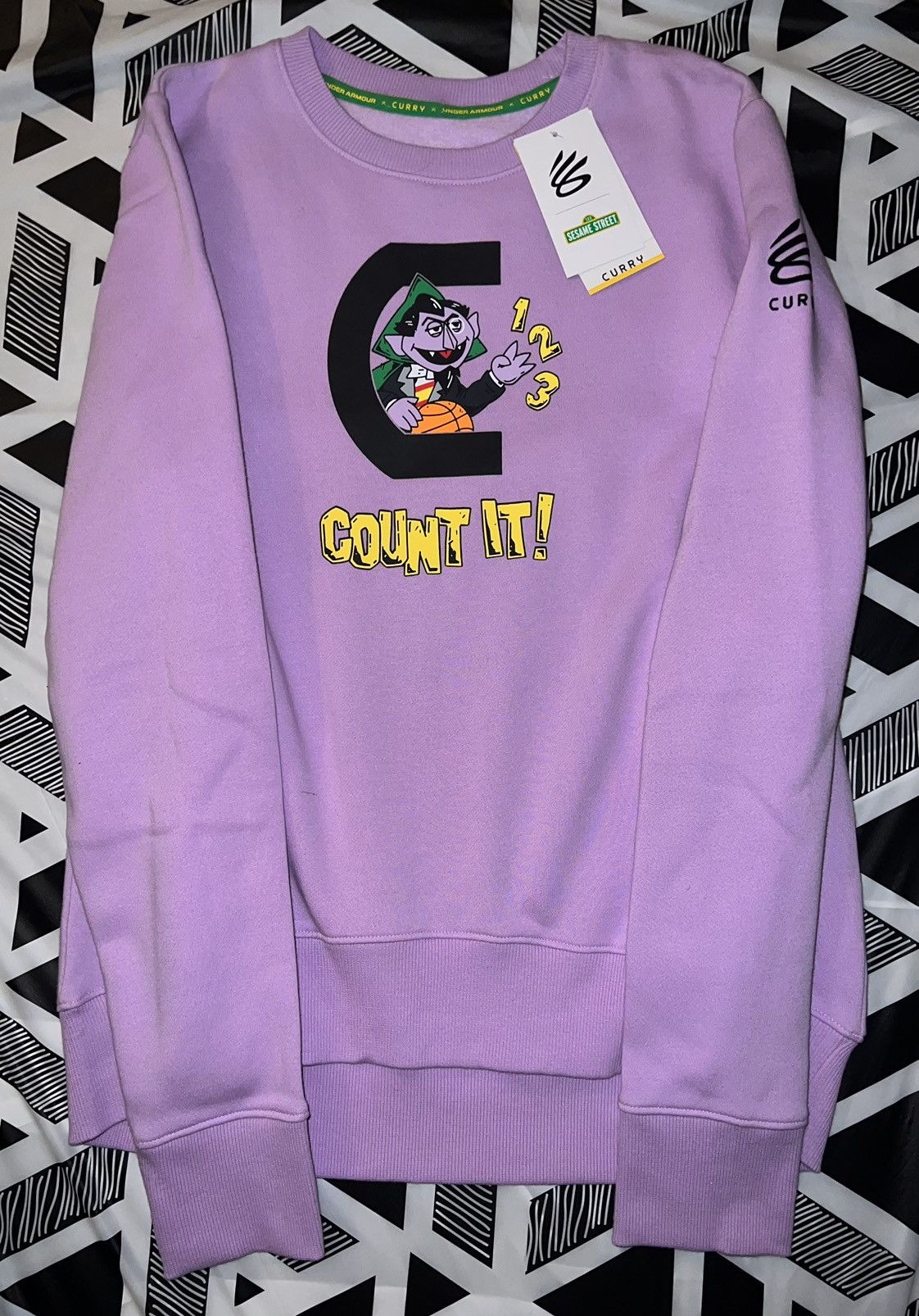 NBA × Under Armour Under Armour Steph Curry Collection x Sesame St Sweatshirt Size M / US 6-8 / IT 42-44 - 4 Thumbnail