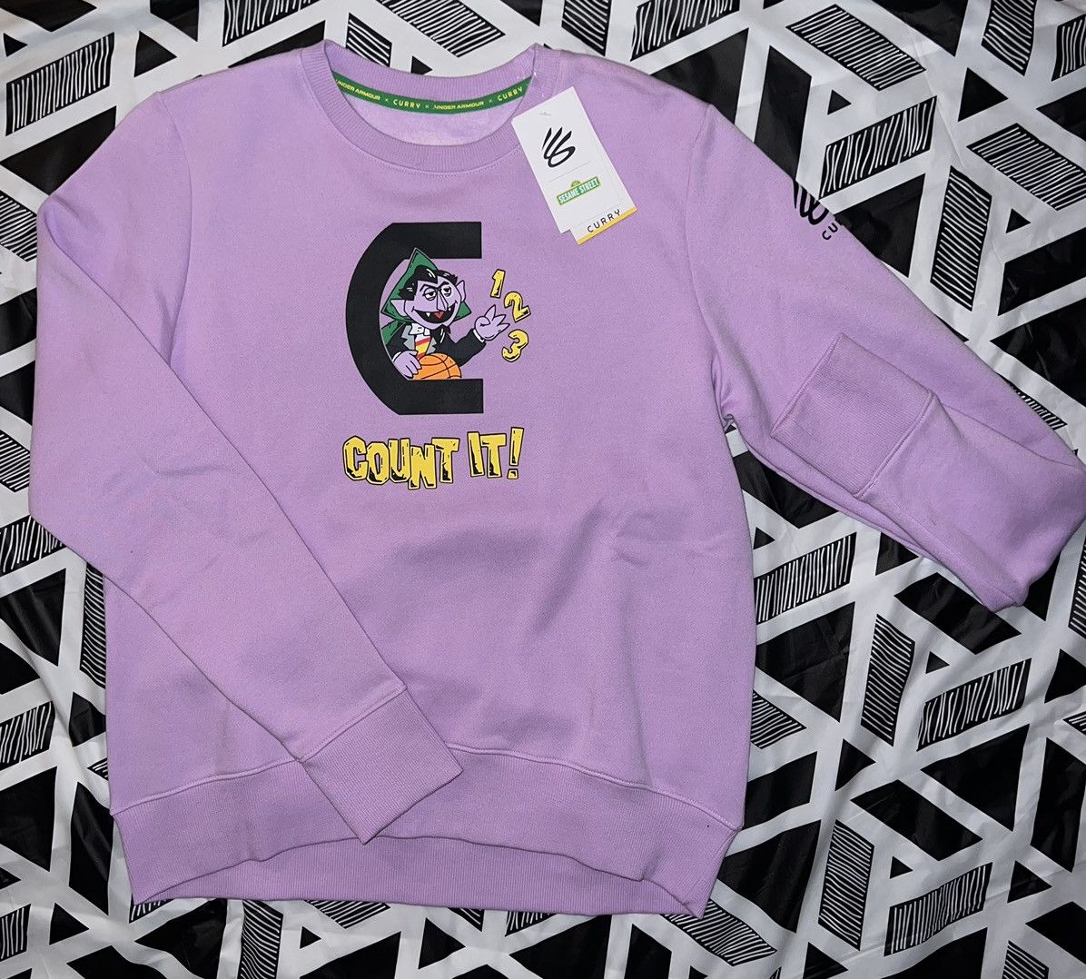 NBA × Under Armour Under Armour Steph Curry Collection x Sesame St Sweatshirt Size M / US 6-8 / IT 42-44 - 3 Thumbnail