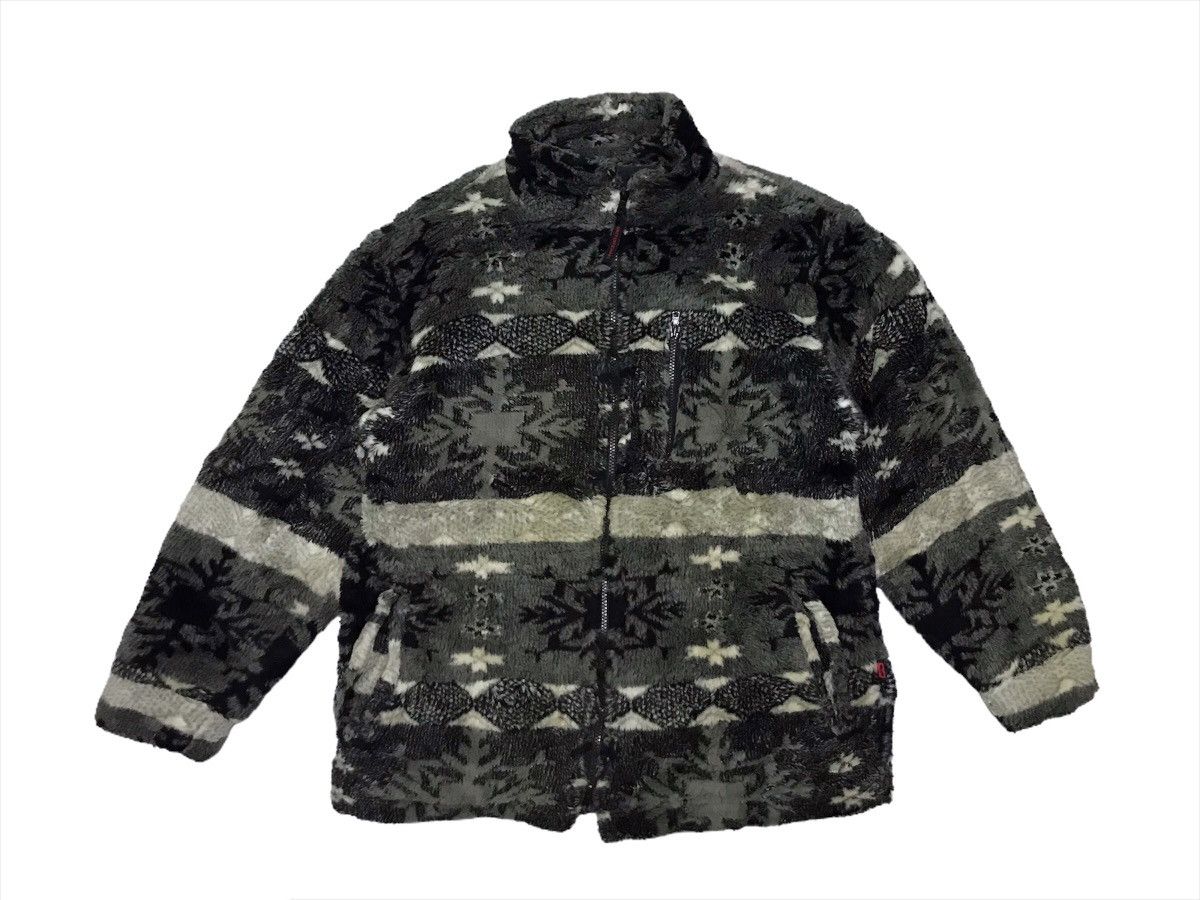 Japanese Brand × Vintage British Khaki deep pile fleece jacket Size US M / EU 48-50 / 2 - 1 Thumbnail