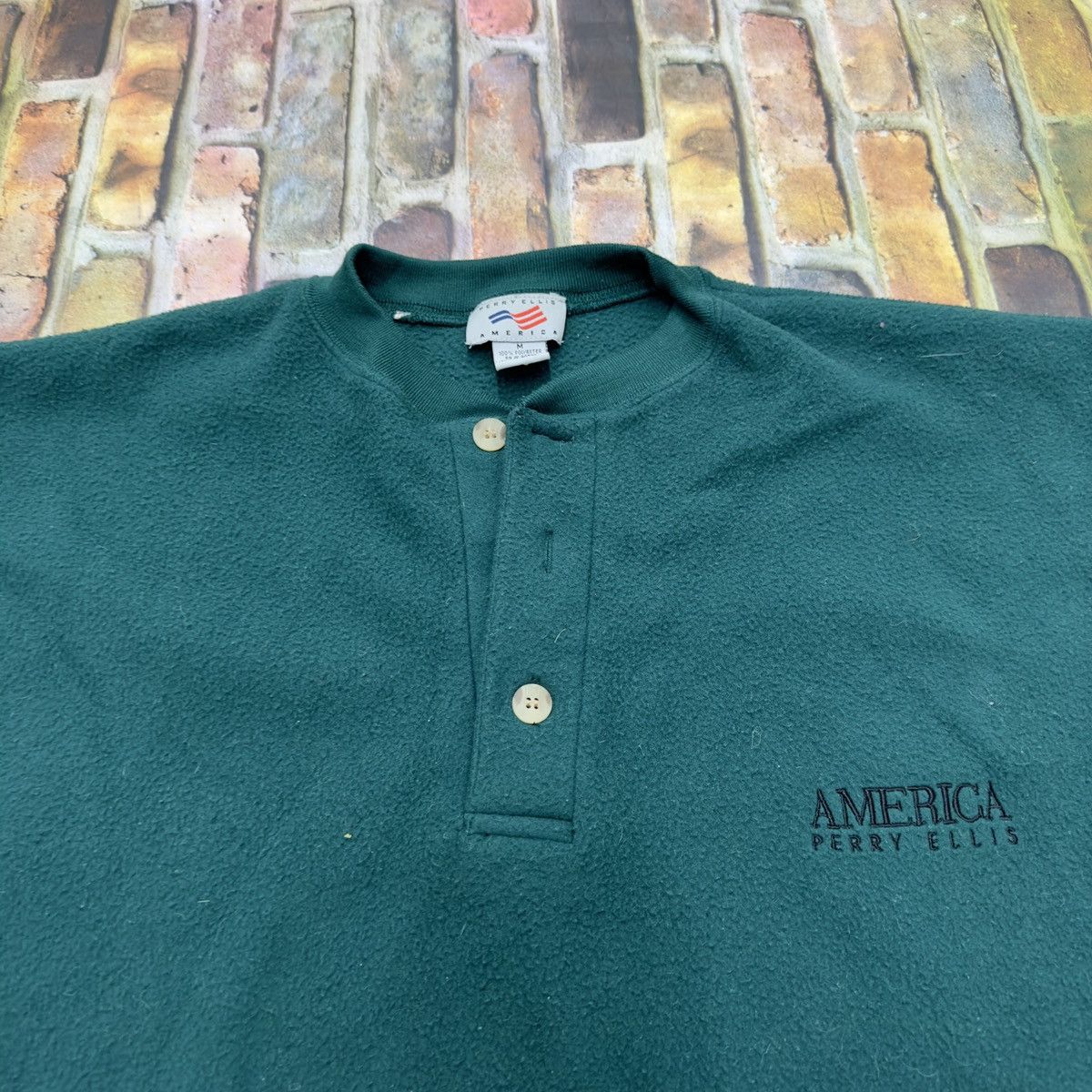 Perry Ellis × Vintage Vintage Perry Ellis America sweatshirt Size US M / EU 48-50 / 2 - 3 Thumbnail
