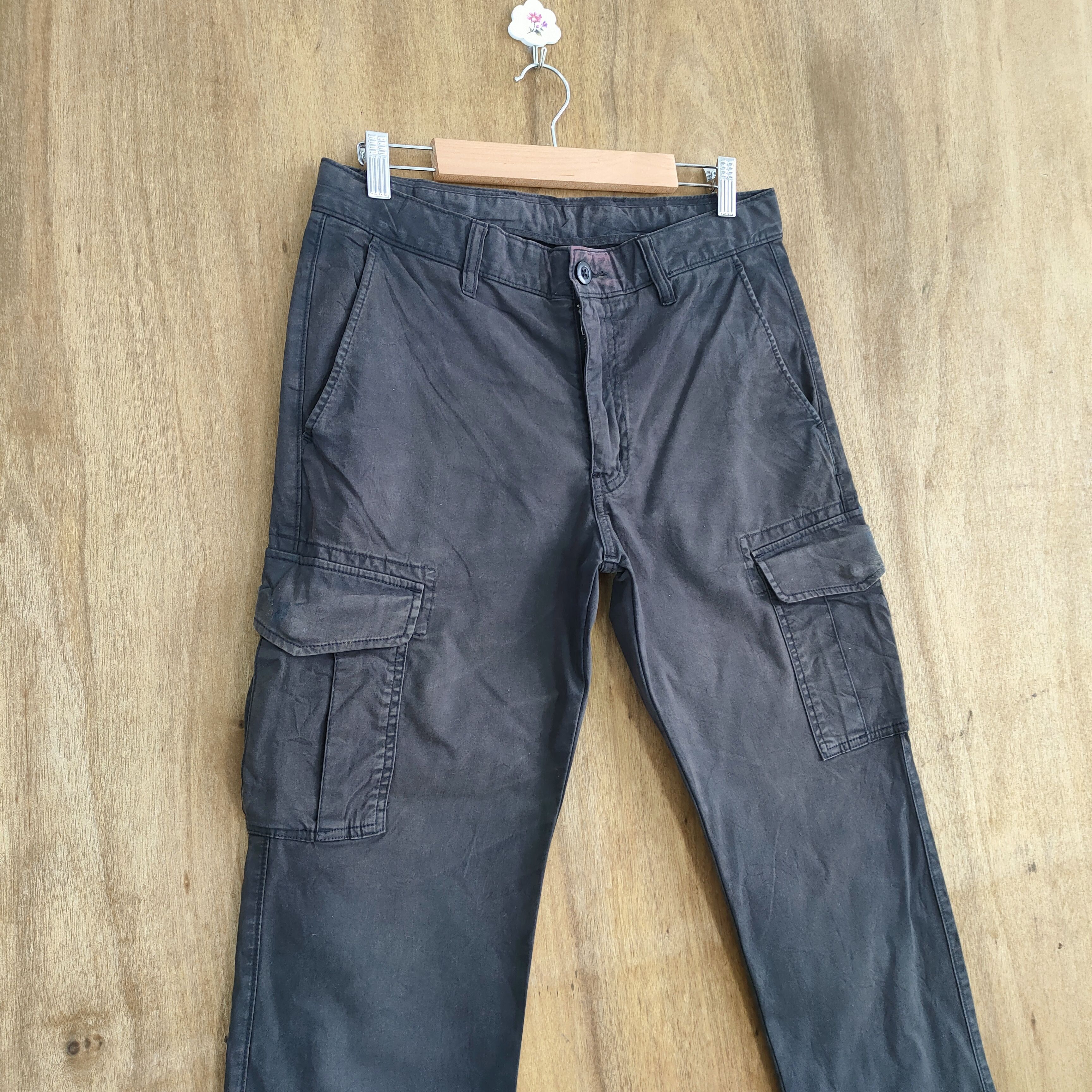 Japanese Brand VINTAGE JAPANESE BRAND SKINNY CARGO PANTS Size US 30 / EU 46 - 4 Thumbnail