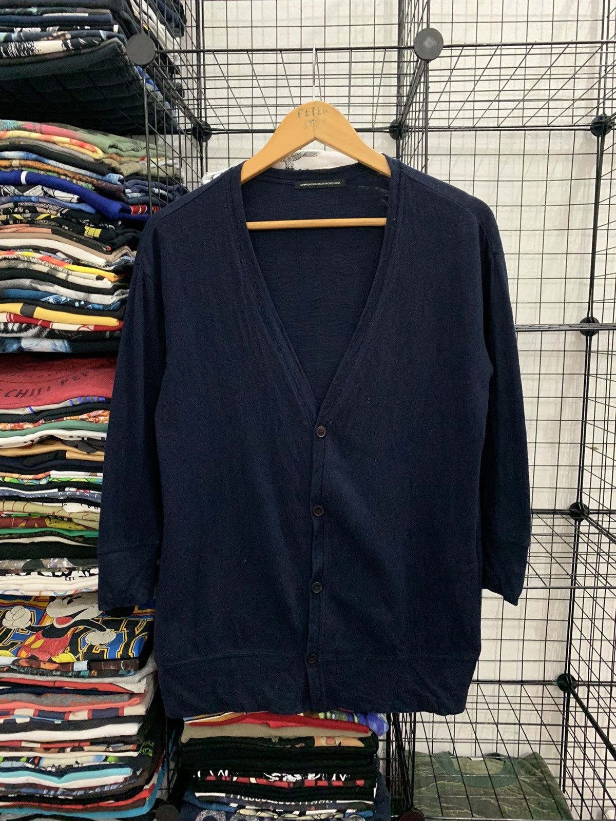 Yohji Yamamoto Y’s by Yohji Yamamoto Cardigan Shirt Cotton Fabric Size US S / EU 44-46 / 1 - 2 Thumbnail