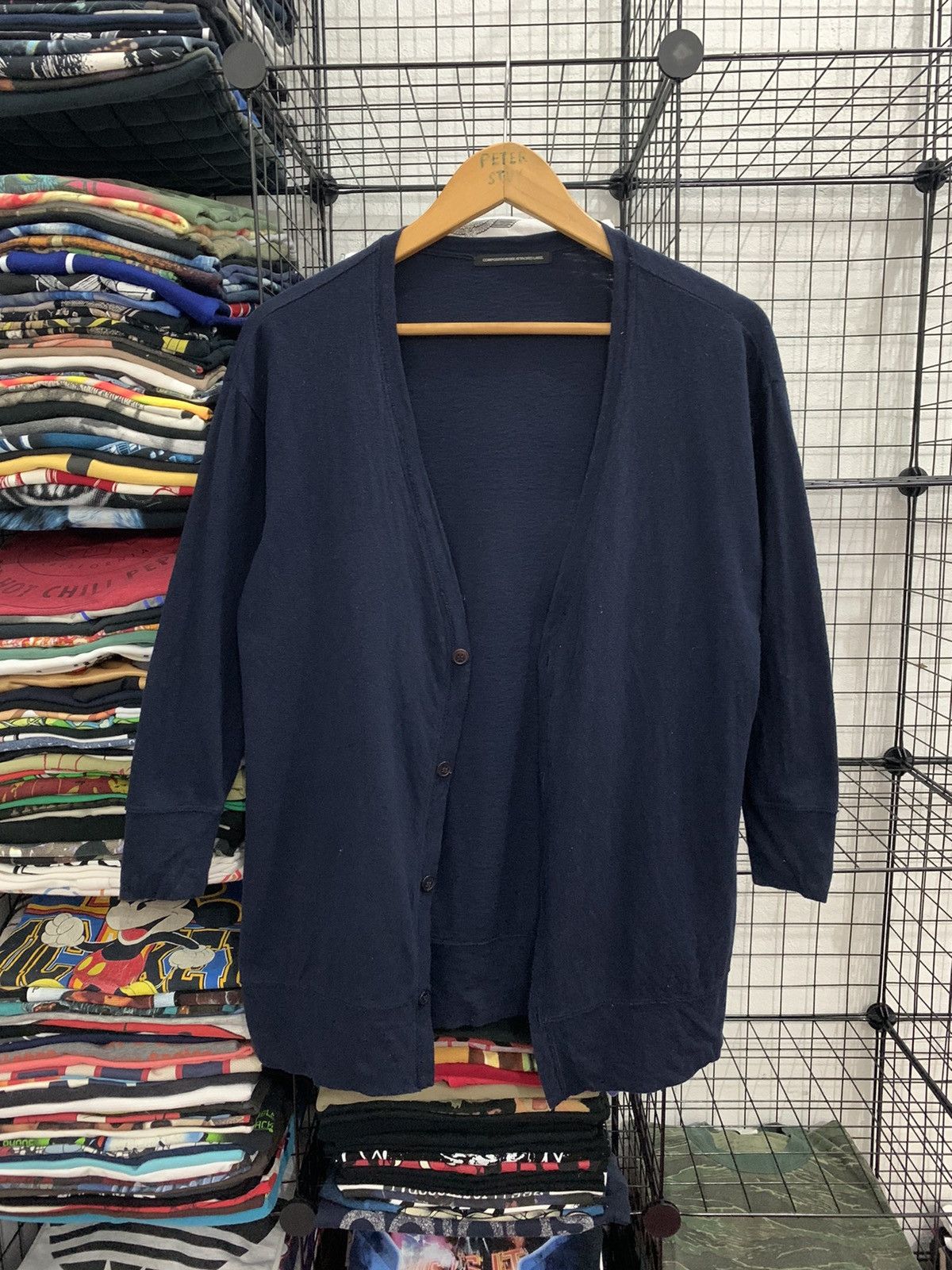 Yohji Yamamoto Y’s by Yohji Yamamoto Cardigan Shirt Cotton Fabric Size US S / EU 44-46 / 1 - 1 Thumbnail