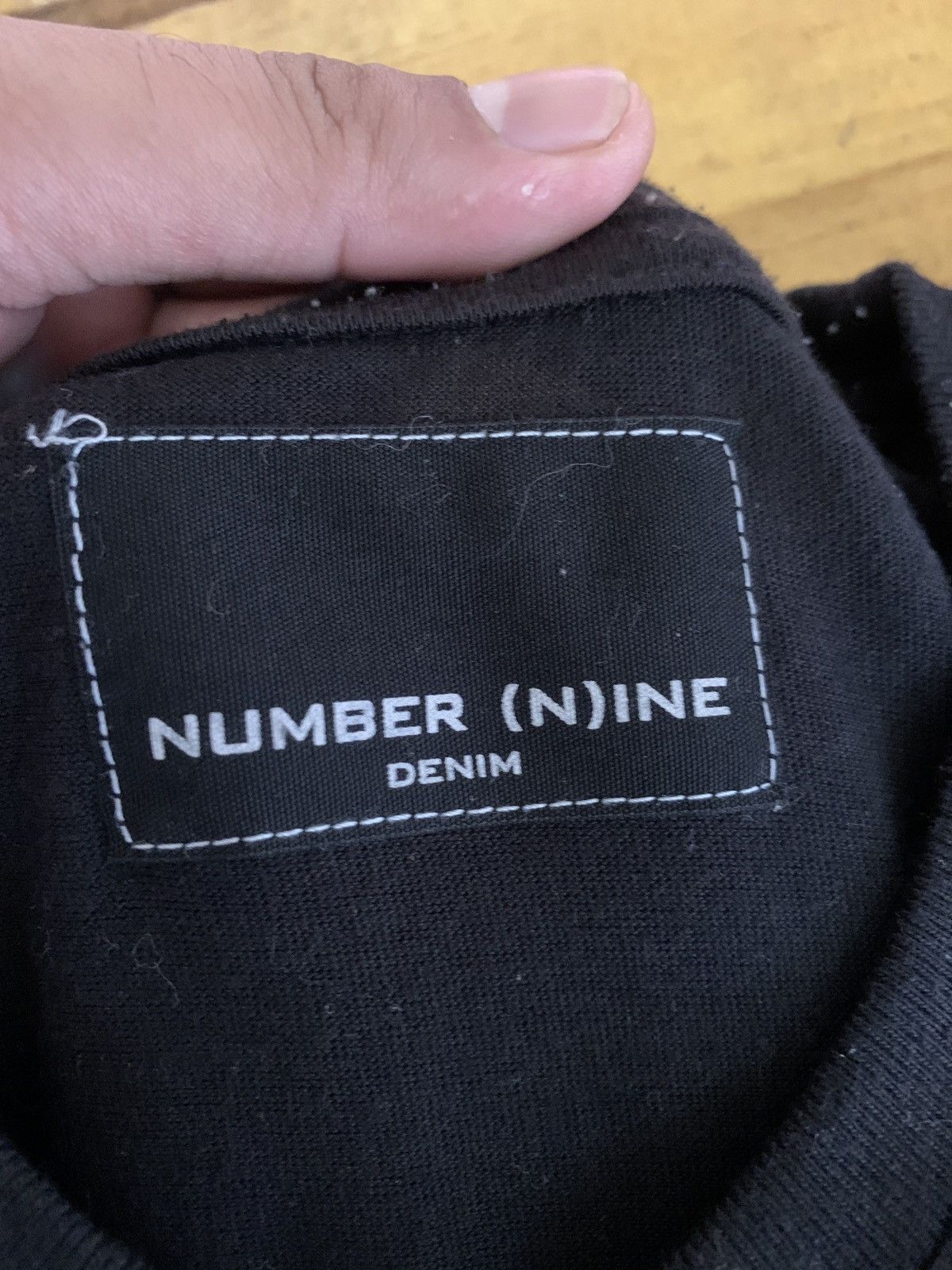 Number (N)ine Number (N)INE DENIM BLACK SHIRT Size US L / EU 52-54 / 3 - 9 Thumbnail