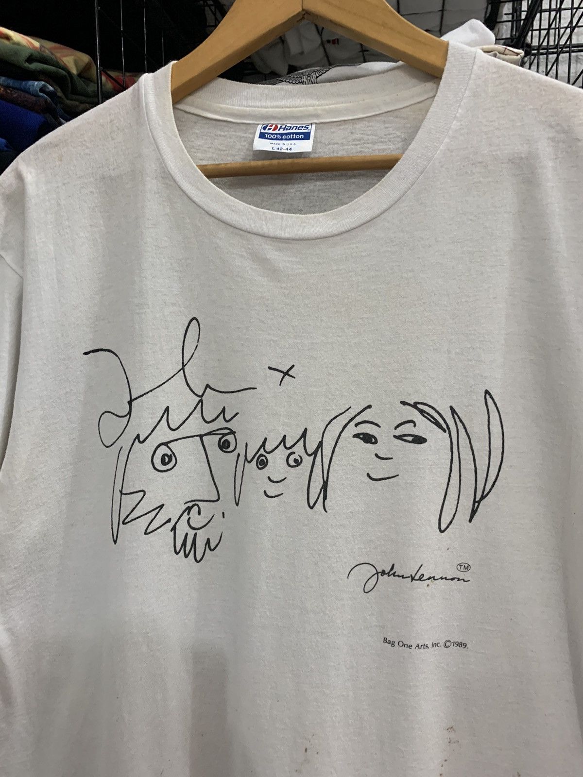 Vintage 🔥RARE🔥VTG 1989 JOHN LENNON x SEIKO MUSEUM IN TOKYO,JAPAN Size US L / EU 52-54 / 3 - 2 Thumbnail