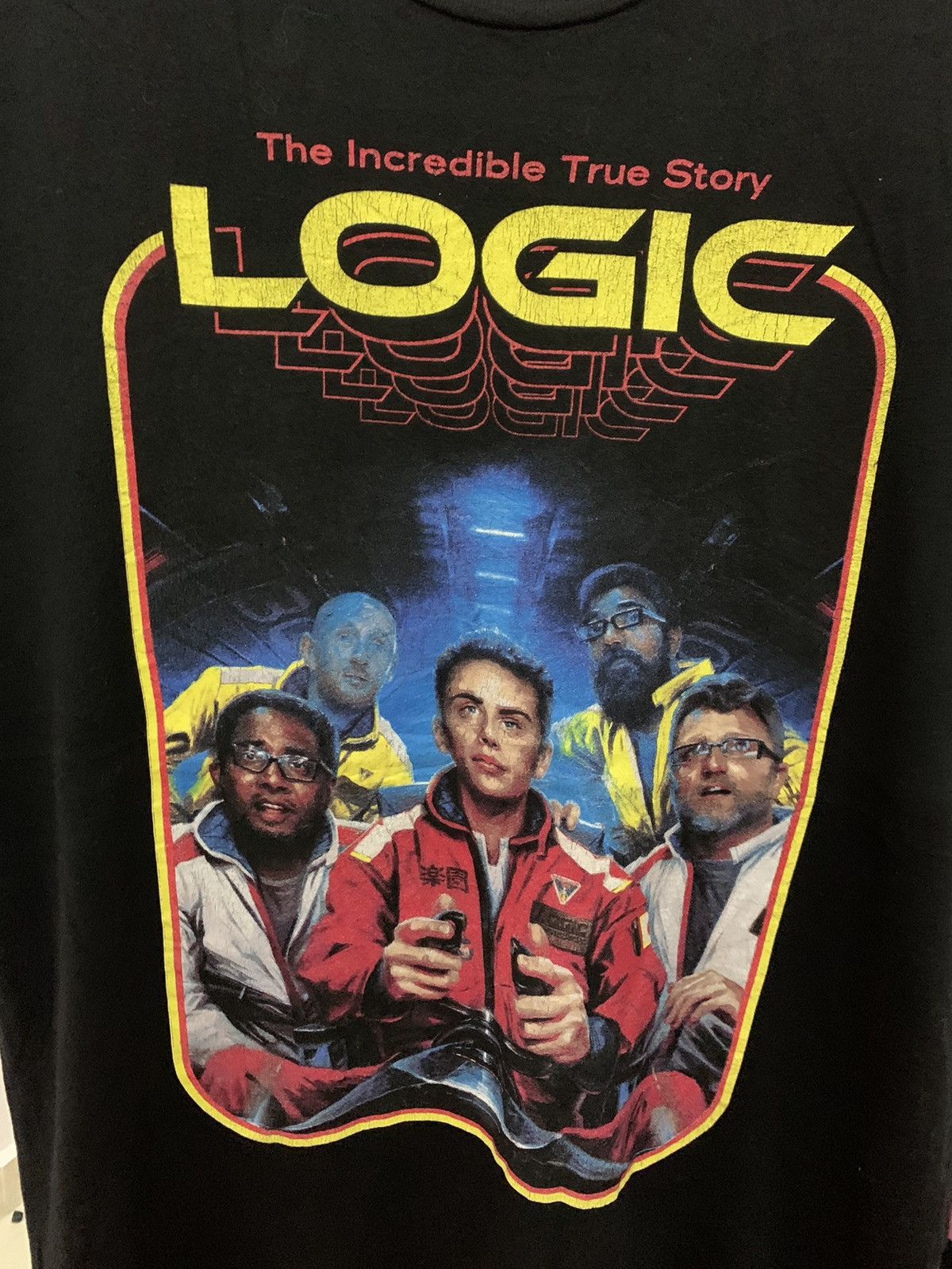 Rap Tees LOGIC “THE INCREDIBLE TRUE STORY” TOUR MEN’S T SHIRT Size US L / EU 52-54 / 3 - 3 Thumbnail