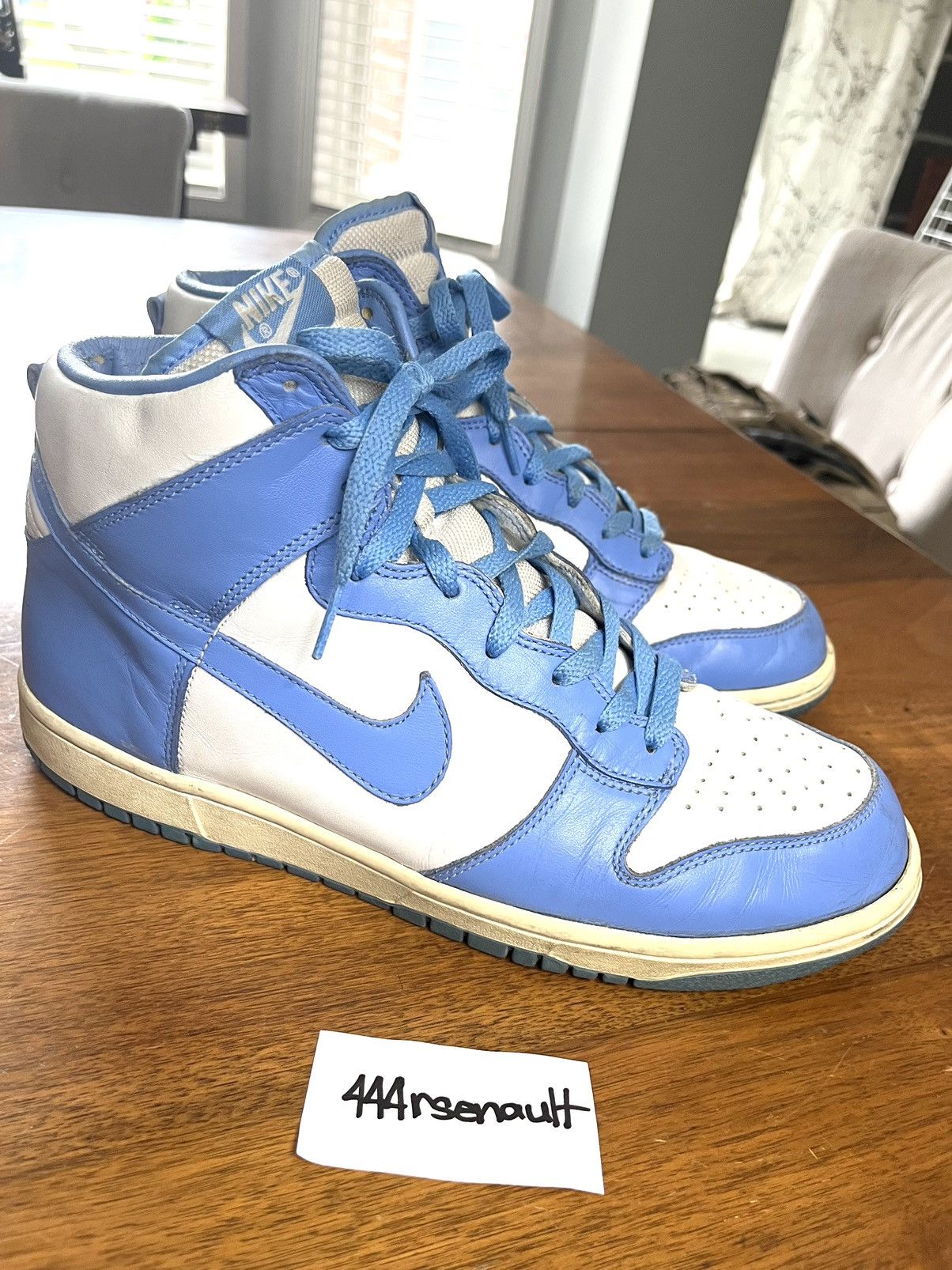 Nike × Vintage 2004 UNC Dunks Vintage University Carolina Blue Size US 10.5 / EU 43-44 - 3 Thumbnail