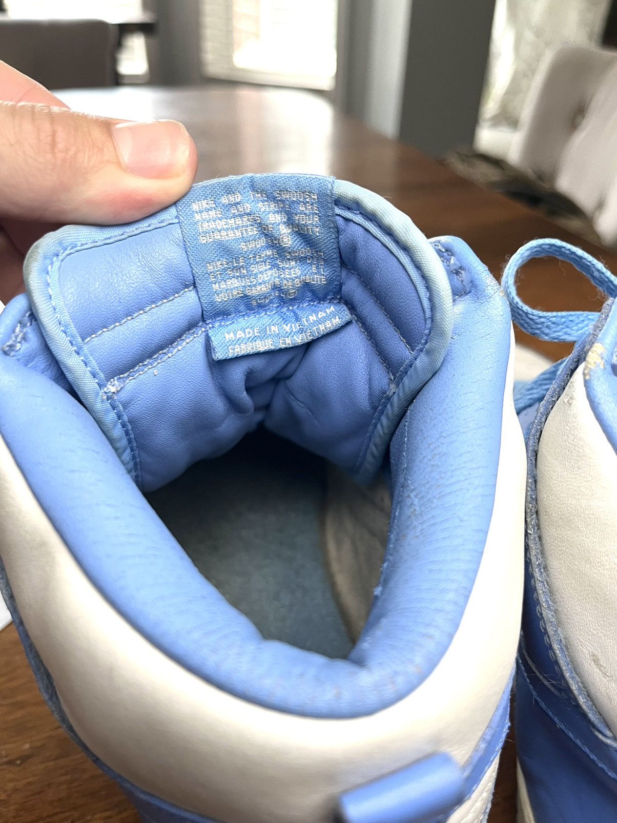 Nike × Vintage 2004 UNC Dunks Vintage University Carolina Blue Size US 10.5 / EU 43-44 - 10 Thumbnail
