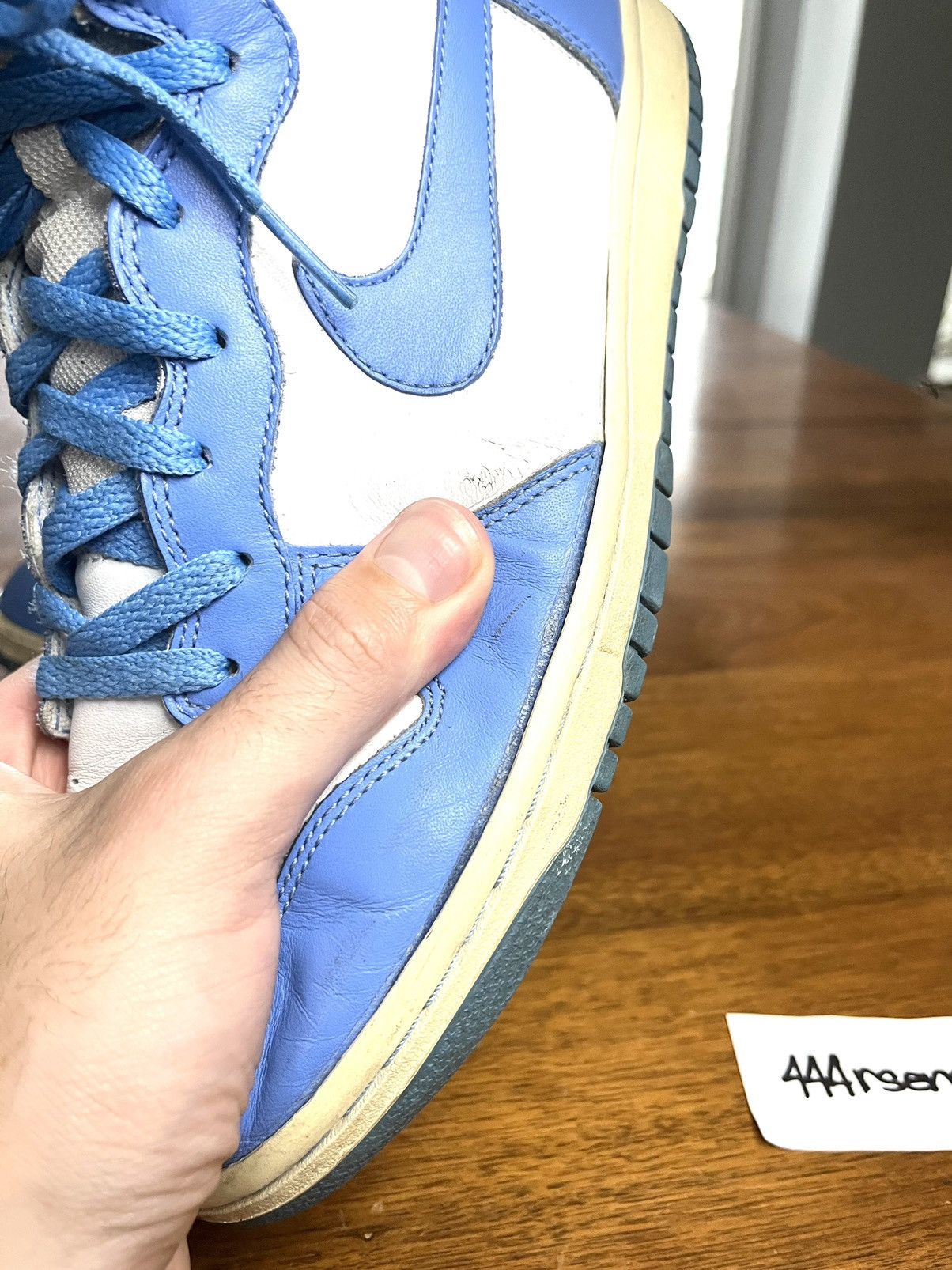 Nike × Vintage 2004 UNC Dunks Vintage University Carolina Blue Size US 10.5 / EU 43-44 - 7 Thumbnail