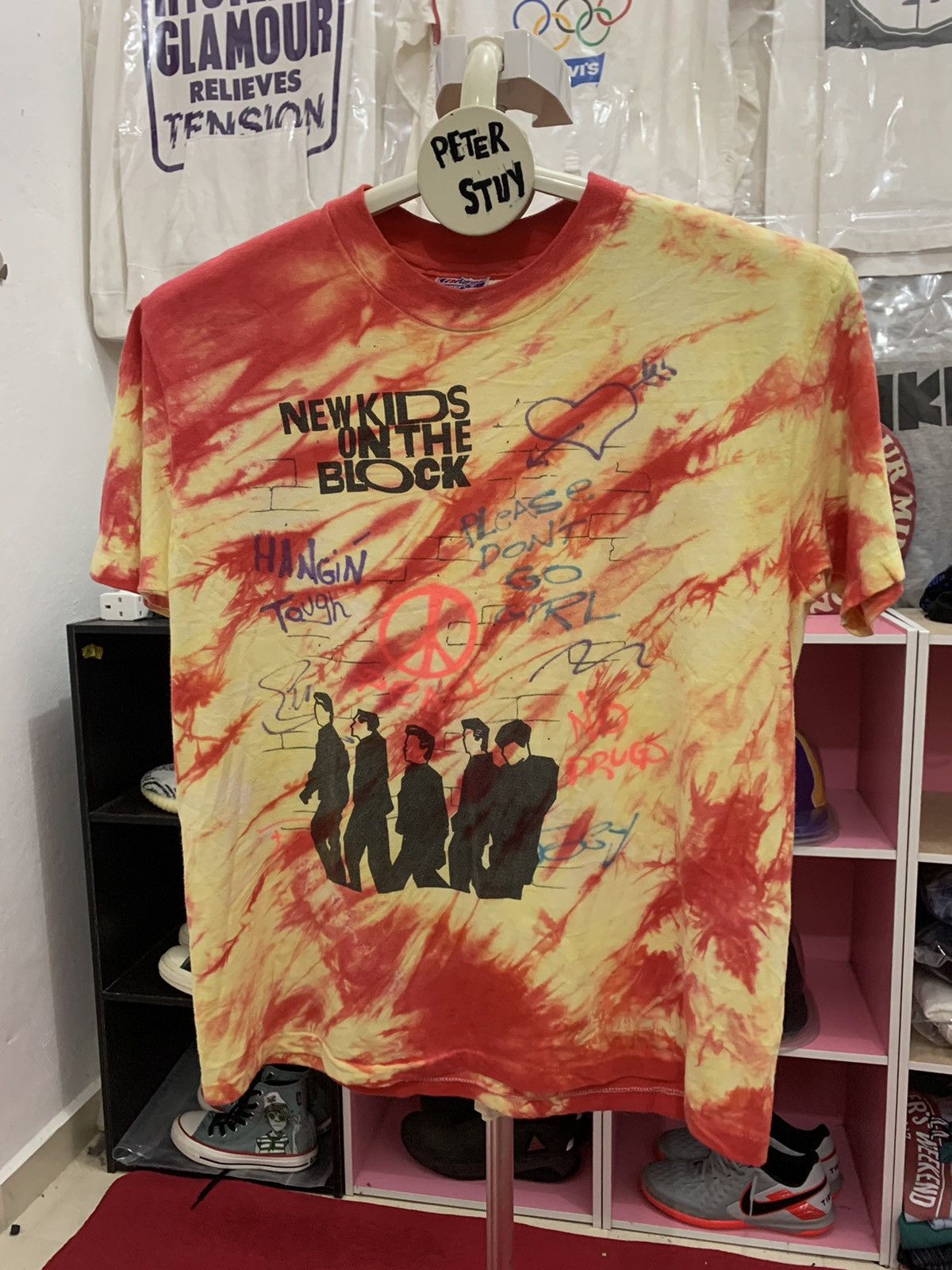 Band Tees 🔥VINTAGE 1989 NEW KIDS ON THE BLOCK TIE DIY CONCERT GKD Size US L / EU 52-54 / 3 - 2 Thumbnail