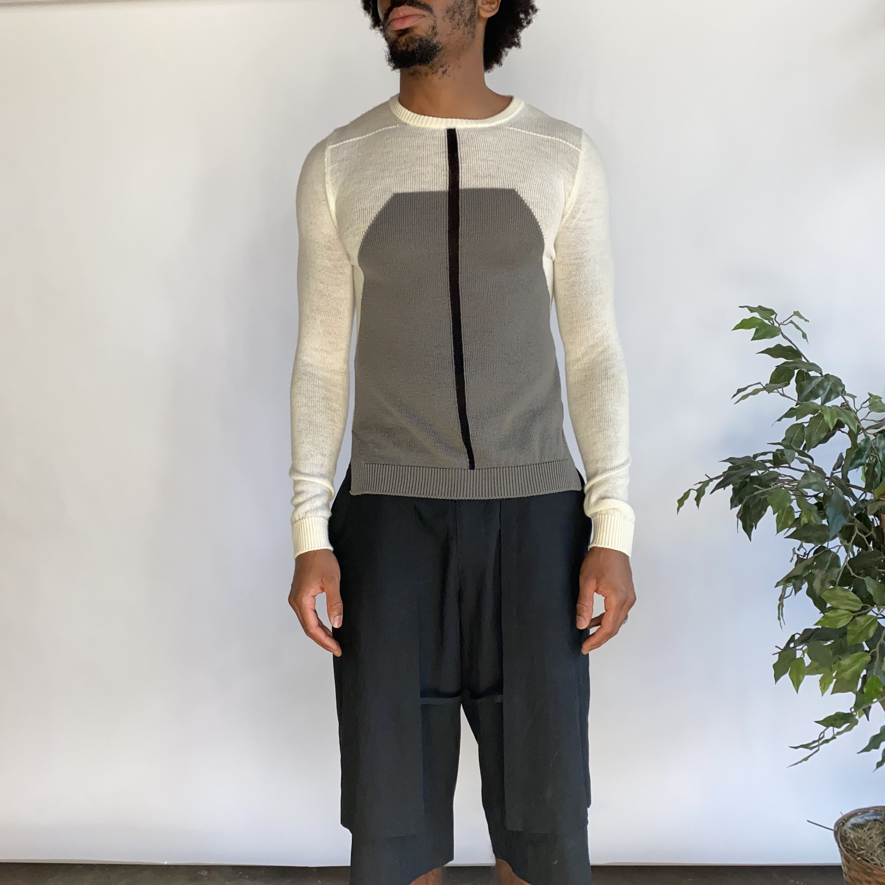 Rick Owens RICK OWENS SS22 FOGACHINE LEVEL ROUND NECK IN