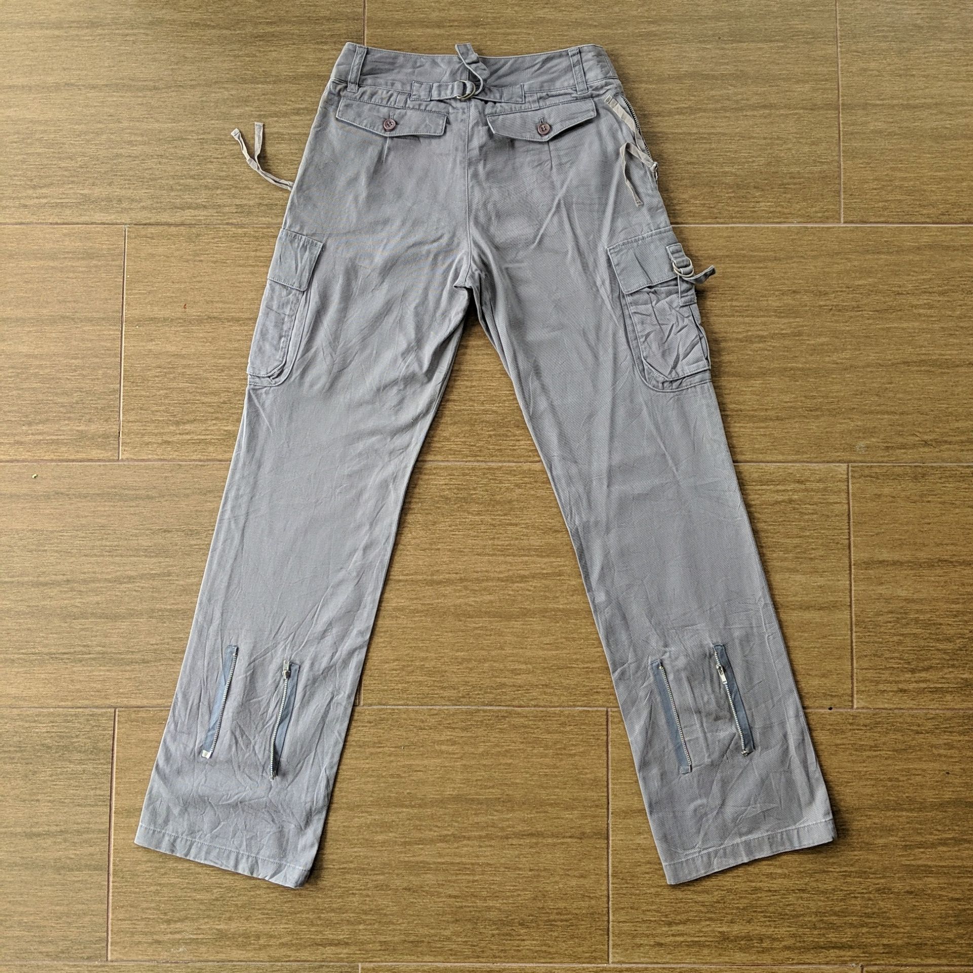 Japanese Brand × Vintage Jouer Ai La Pupe Zipper Multi Rare Pocket Tac Cargo Pants Size US 26 / EU 42 - 10 Thumbnail