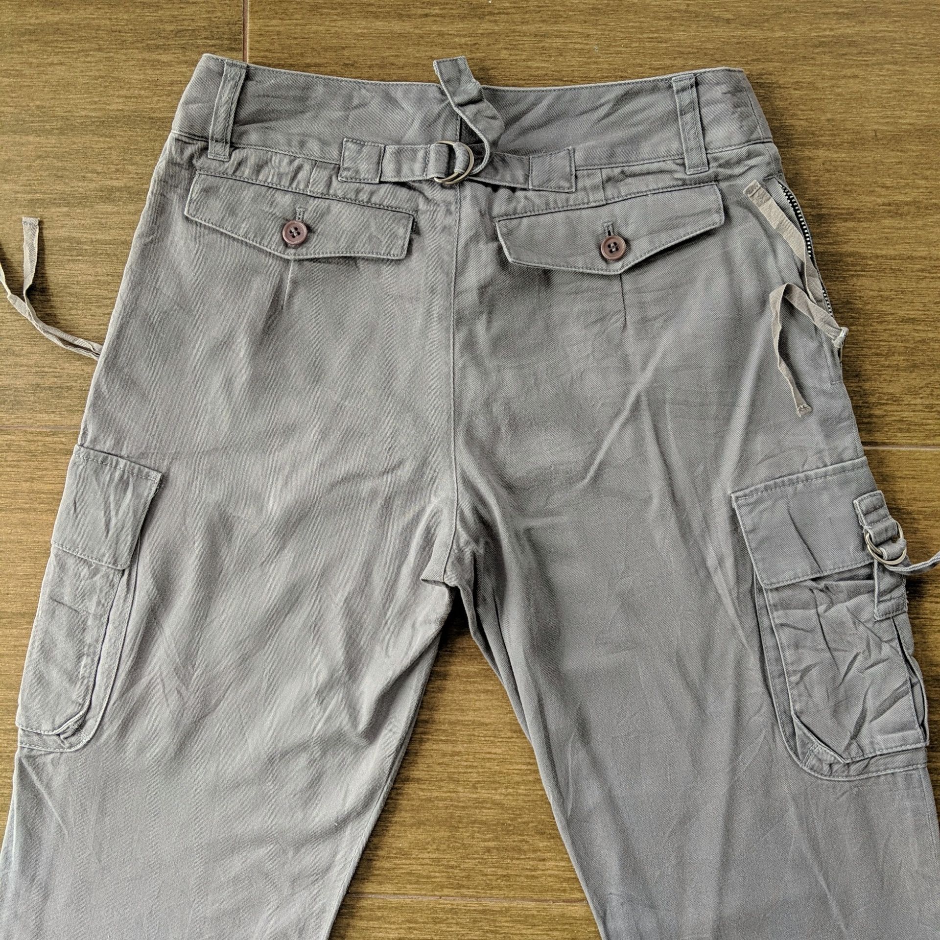 Japanese Brand × Vintage Jouer Ai La Pupe Zipper Multi Rare Pocket Tac Cargo Pants Size US 26 / EU 42 - 11 Thumbnail