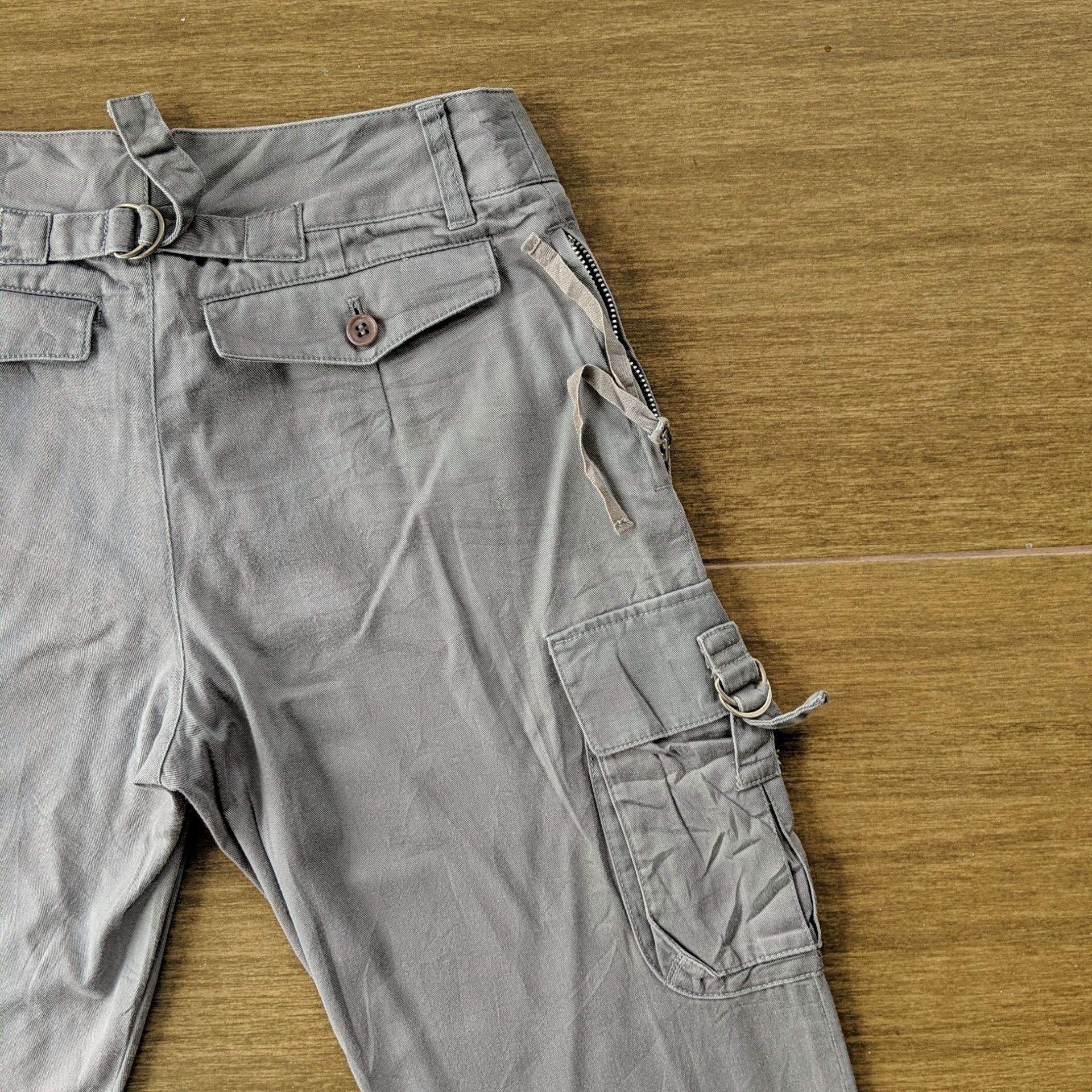 Japanese Brand × Vintage Jouer Ai La Pupe Zipper Multi Rare Pocket Tac Cargo Pants Size US 26 / EU 42 - 13 Thumbnail