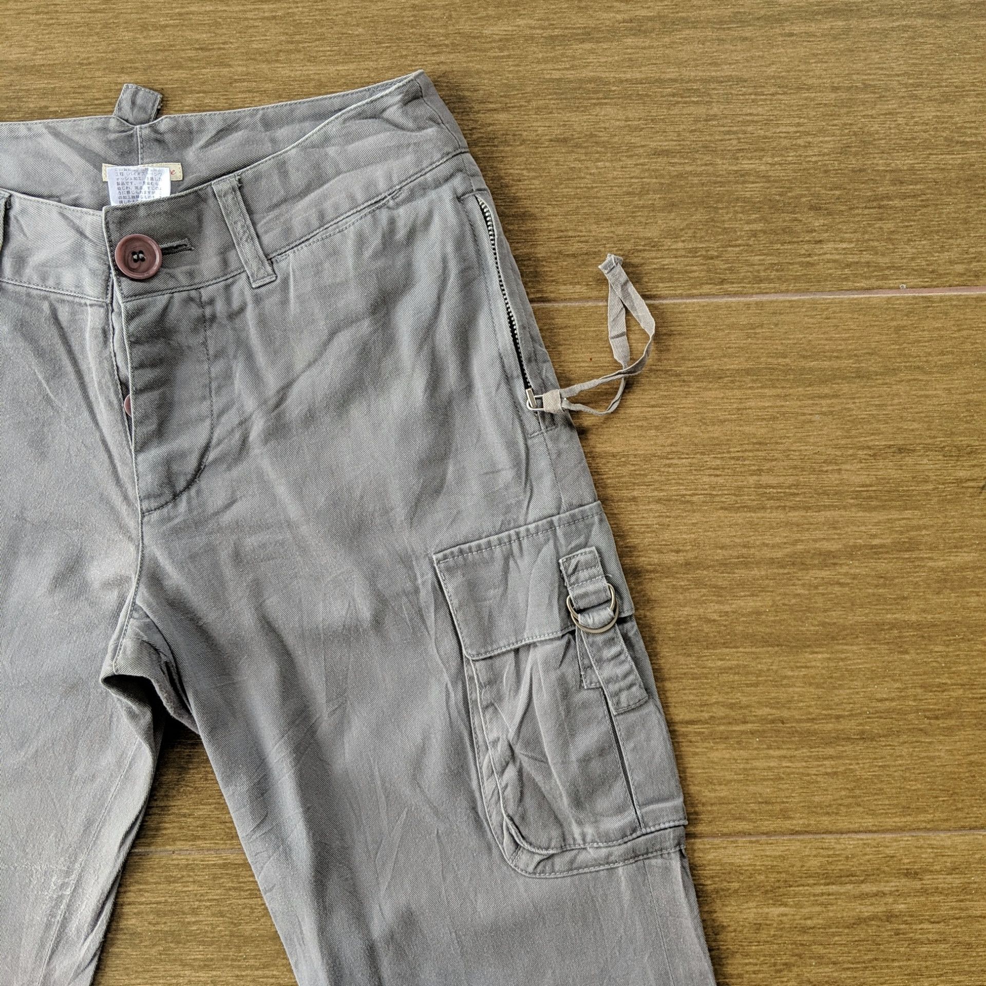 Japanese Brand × Vintage Jouer Ai La Pupe Zipper Multi Rare Pocket Tac Cargo Pants Size US 26 / EU 42 - 4 Thumbnail