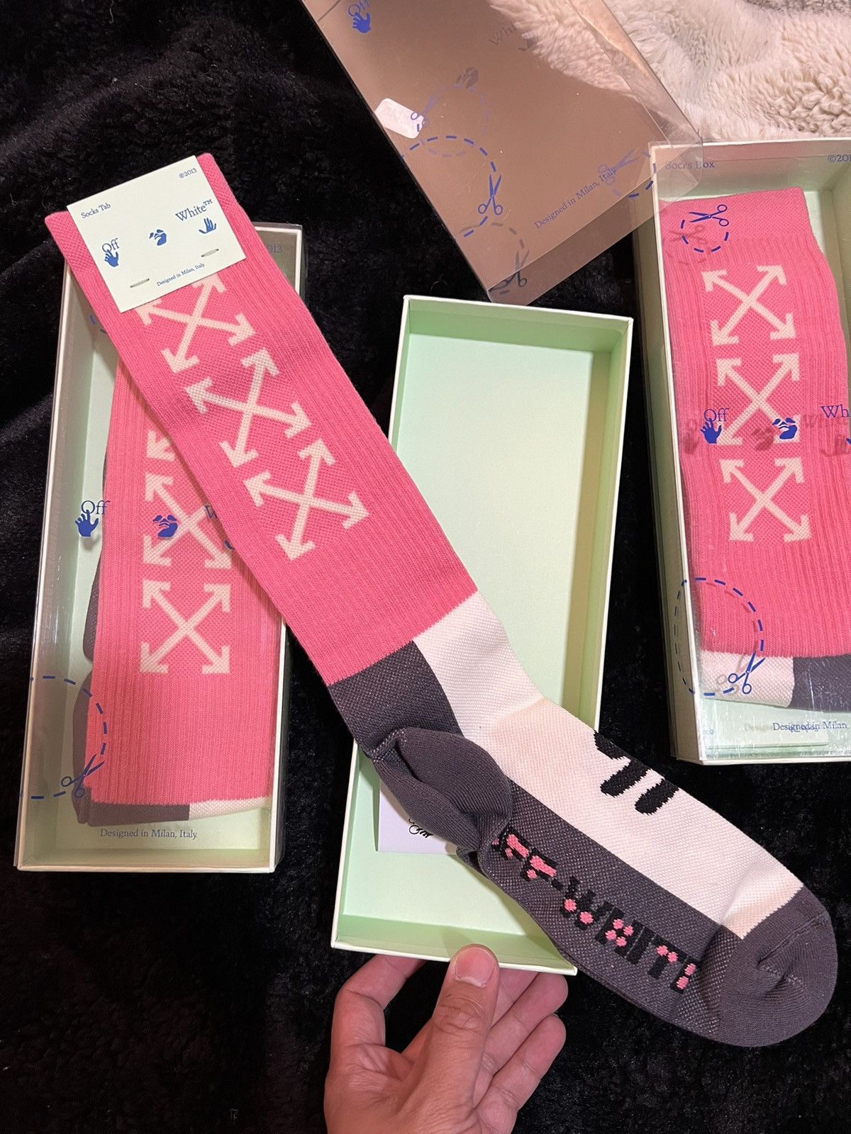 Off white Industrial Belt Socks