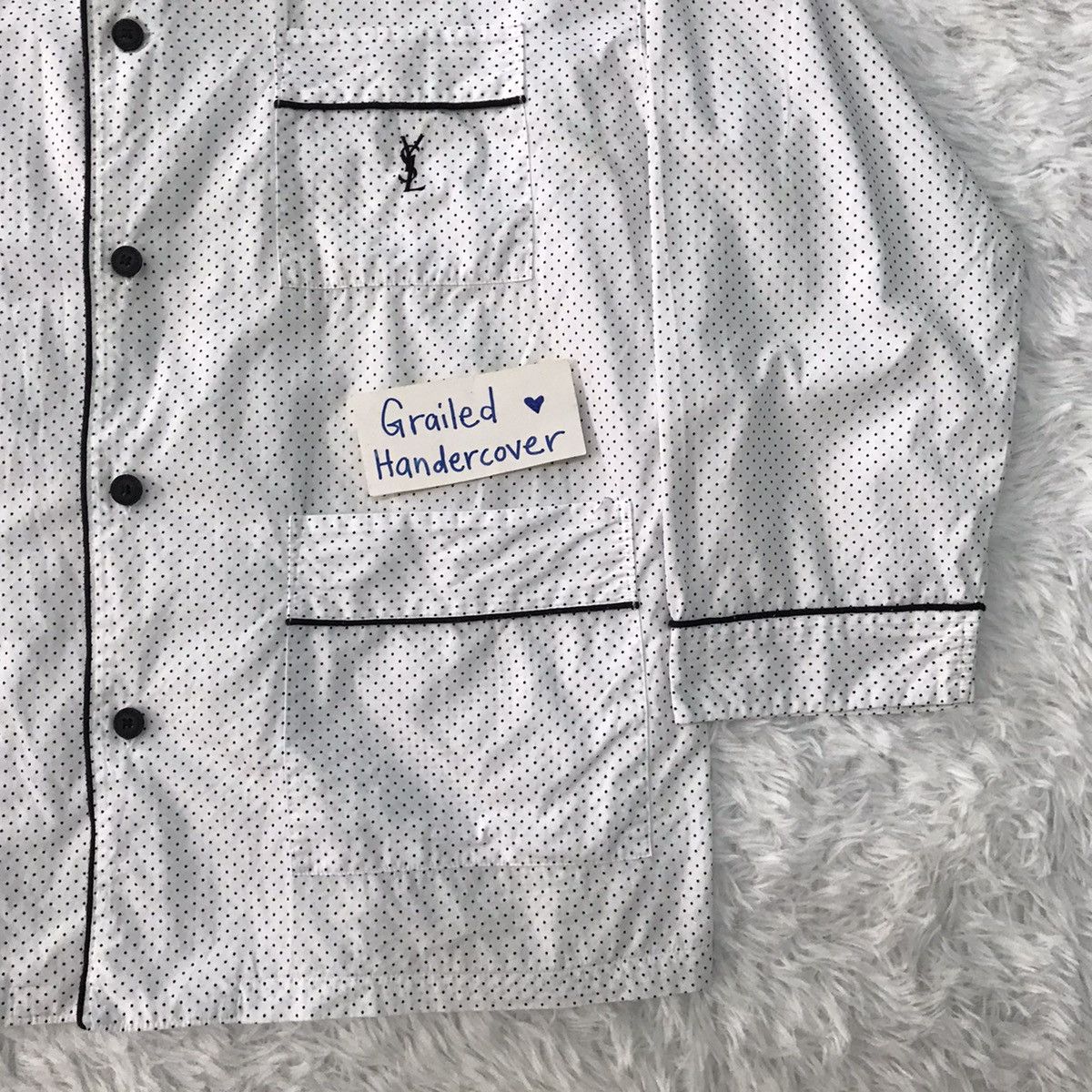 Yves Saint Laurent Vtg YSL Yves Saint Laurent Dot Pyjamas Made in Japan Size US M / EU 48-50 / 2 - 6 Thumbnail