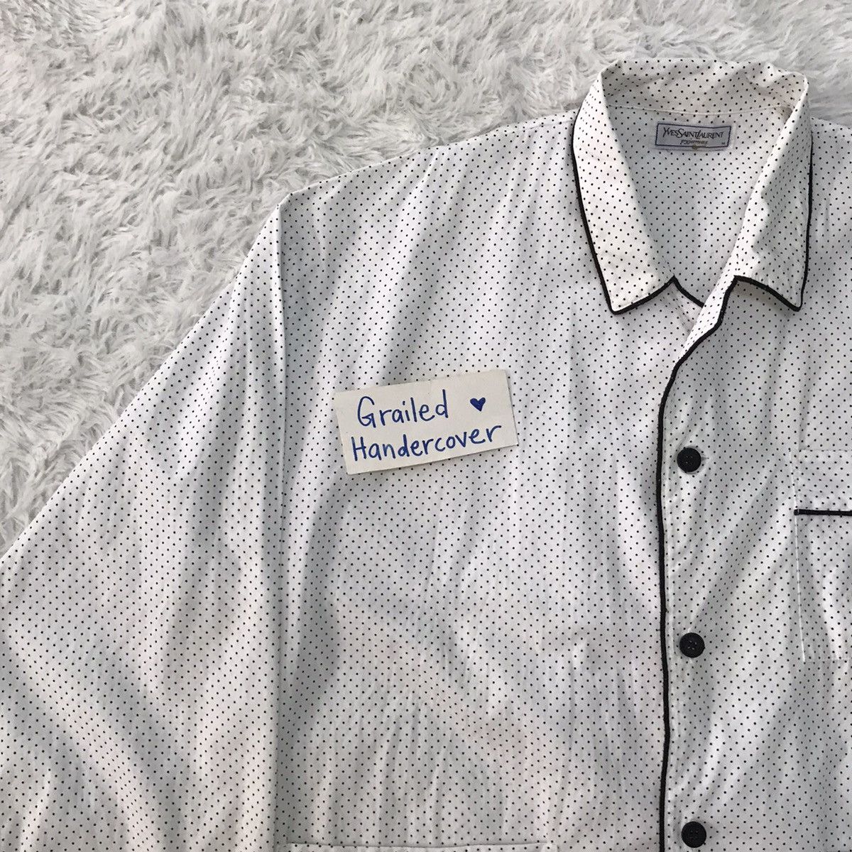 Yves Saint Laurent Vtg YSL Yves Saint Laurent Dot Pyjamas Made in Japan Size US M / EU 48-50 / 2 - 3 Thumbnail