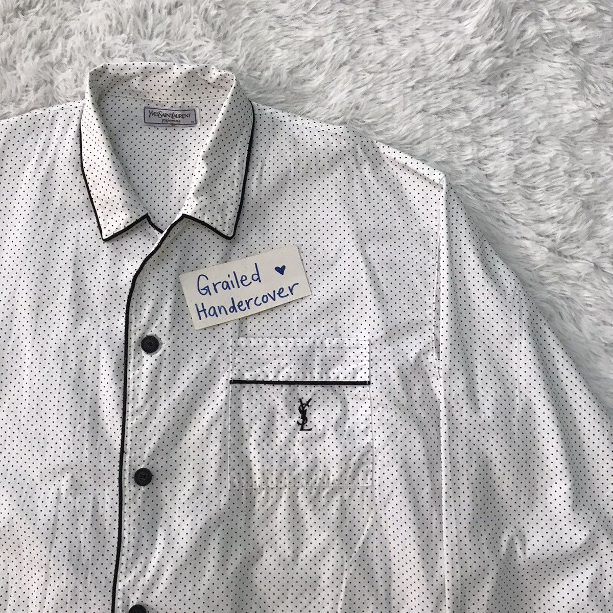 Yves Saint Laurent Vtg YSL Yves Saint Laurent Dot Pyjamas Made in Japan Size US M / EU 48-50 / 2 - 4 Thumbnail