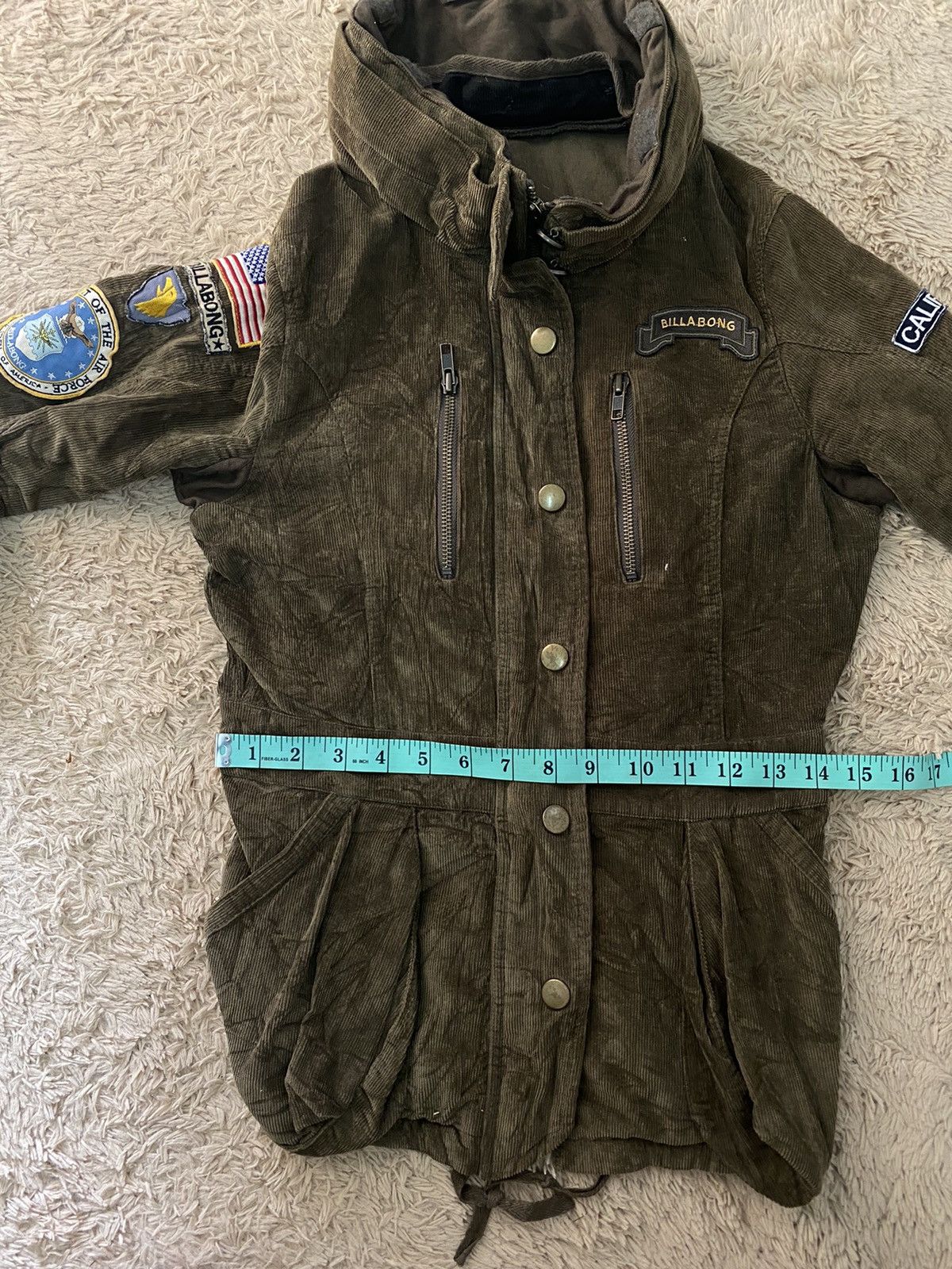 Billabong × Vintage Vintage Billabong Army Jacket Size XS / US 0-2 / IT 36-38 - 14 Thumbnail