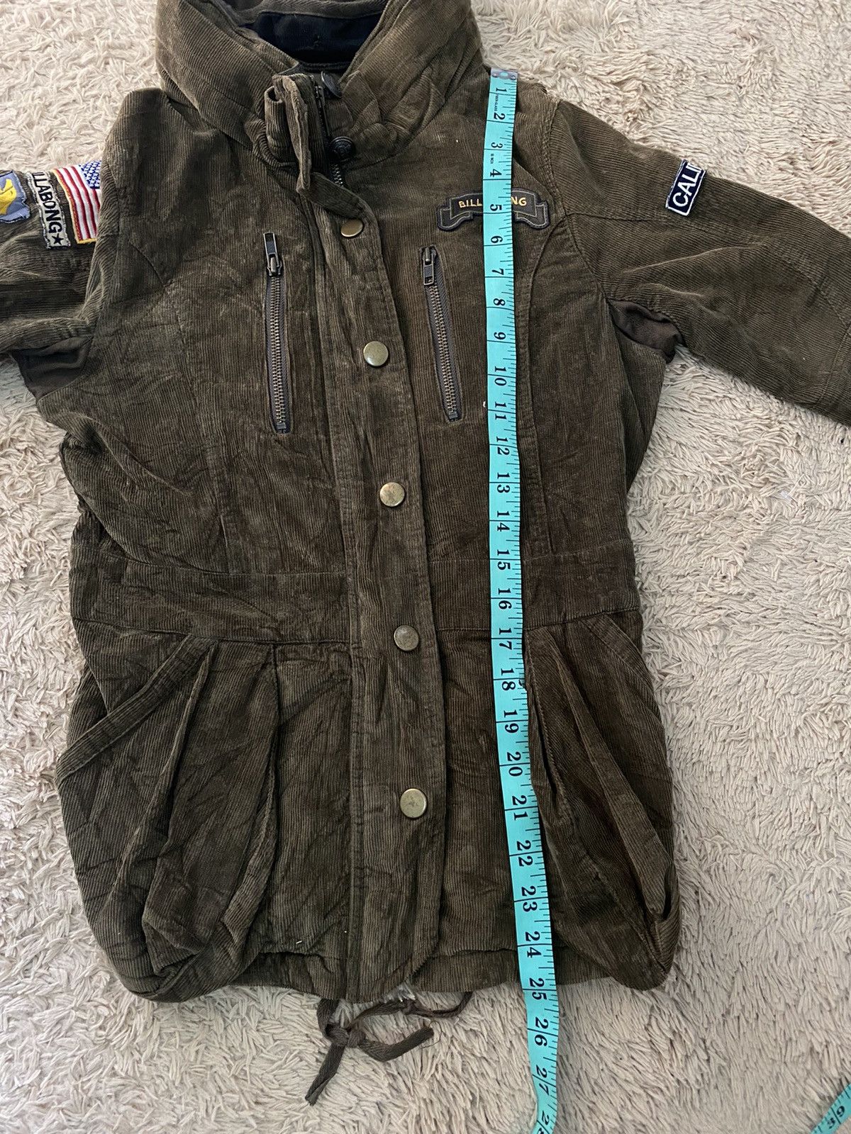 Billabong × Vintage Vintage Billabong Army Jacket Size XS / US 0-2 / IT 36-38 - 16 Thumbnail