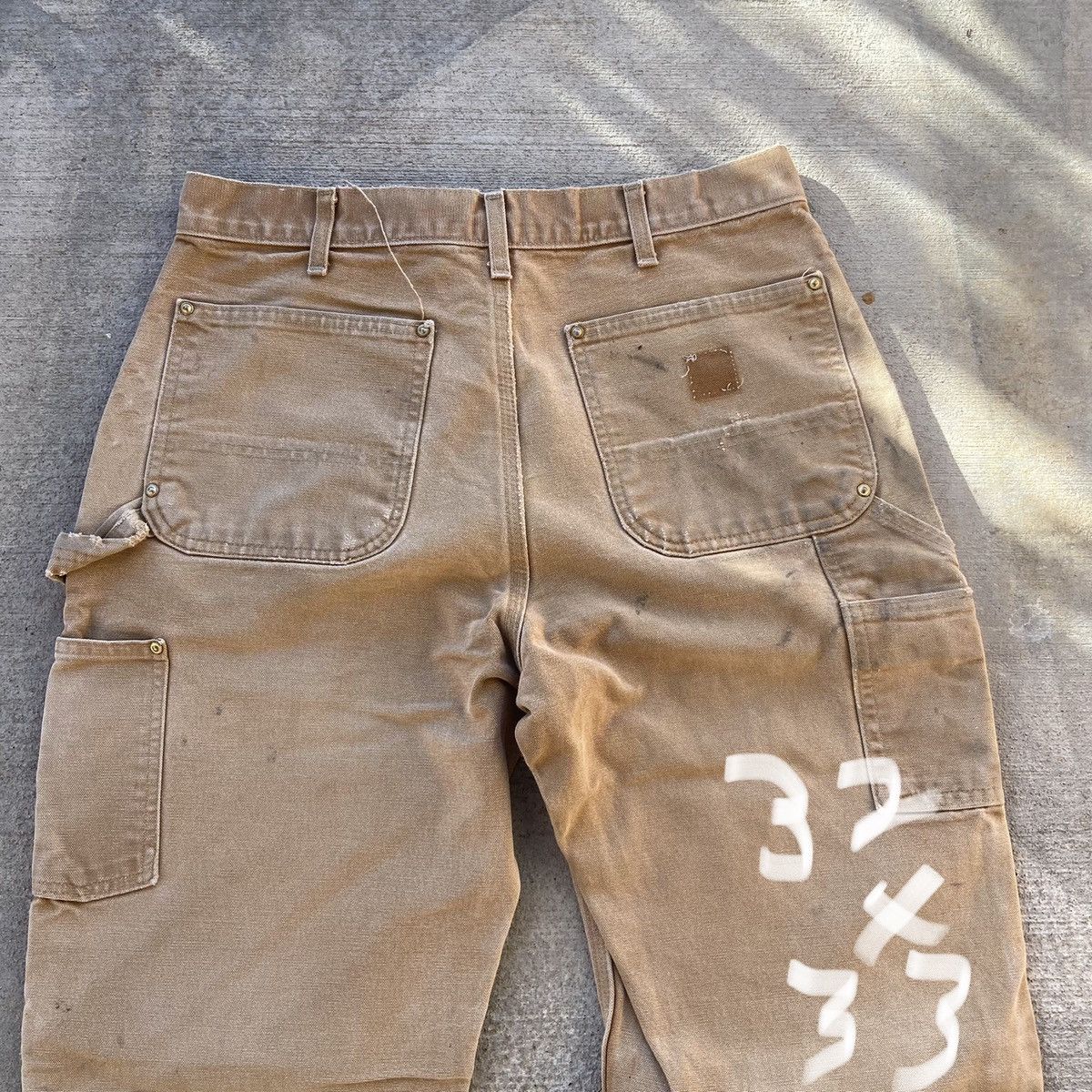 Vintage carhartt double knee work pants