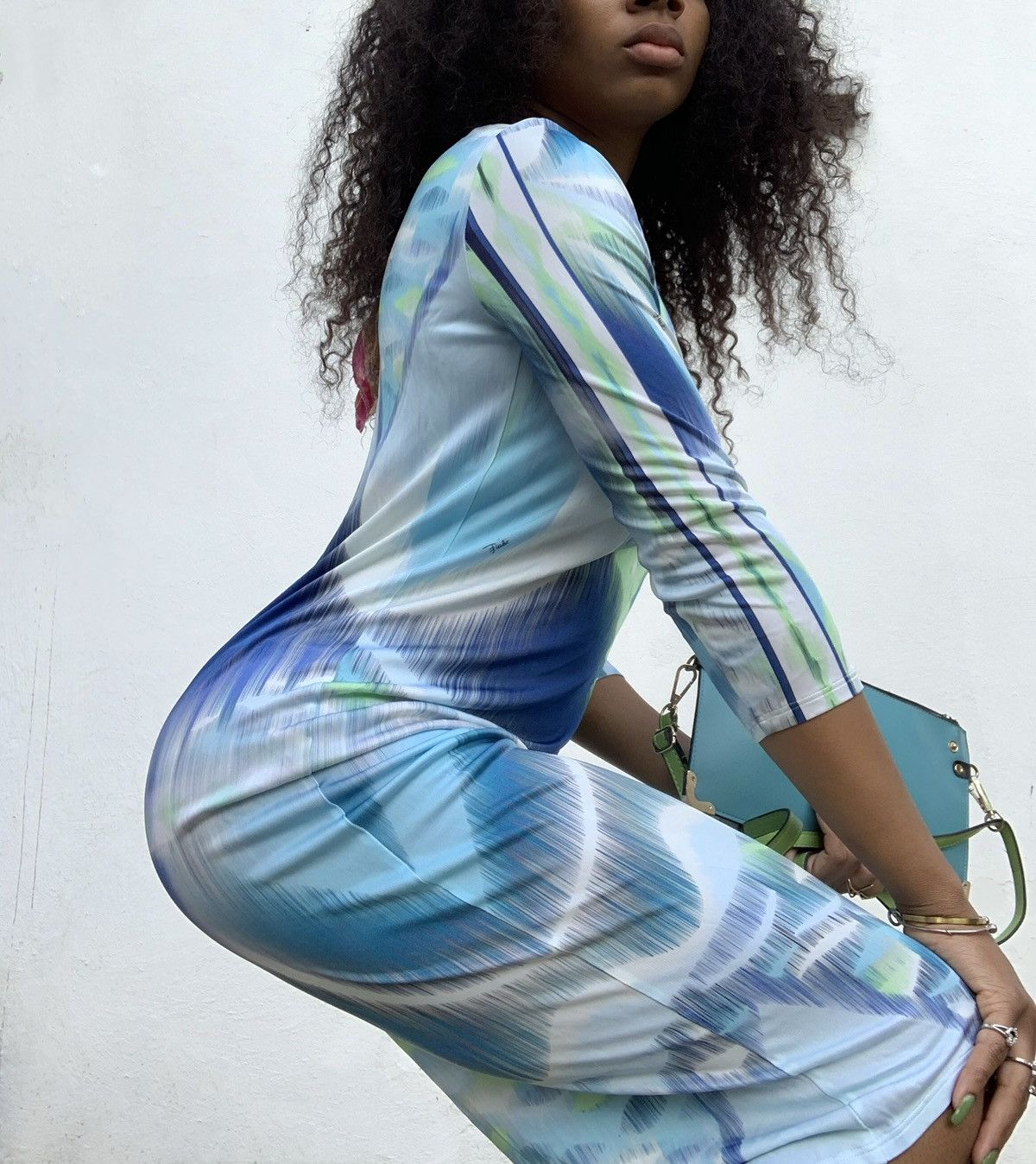 Emilio Pucci × Vintage Emilio Pucci Dress Size XL / US 12-14 / IT 48-50 - 5 Thumbnail