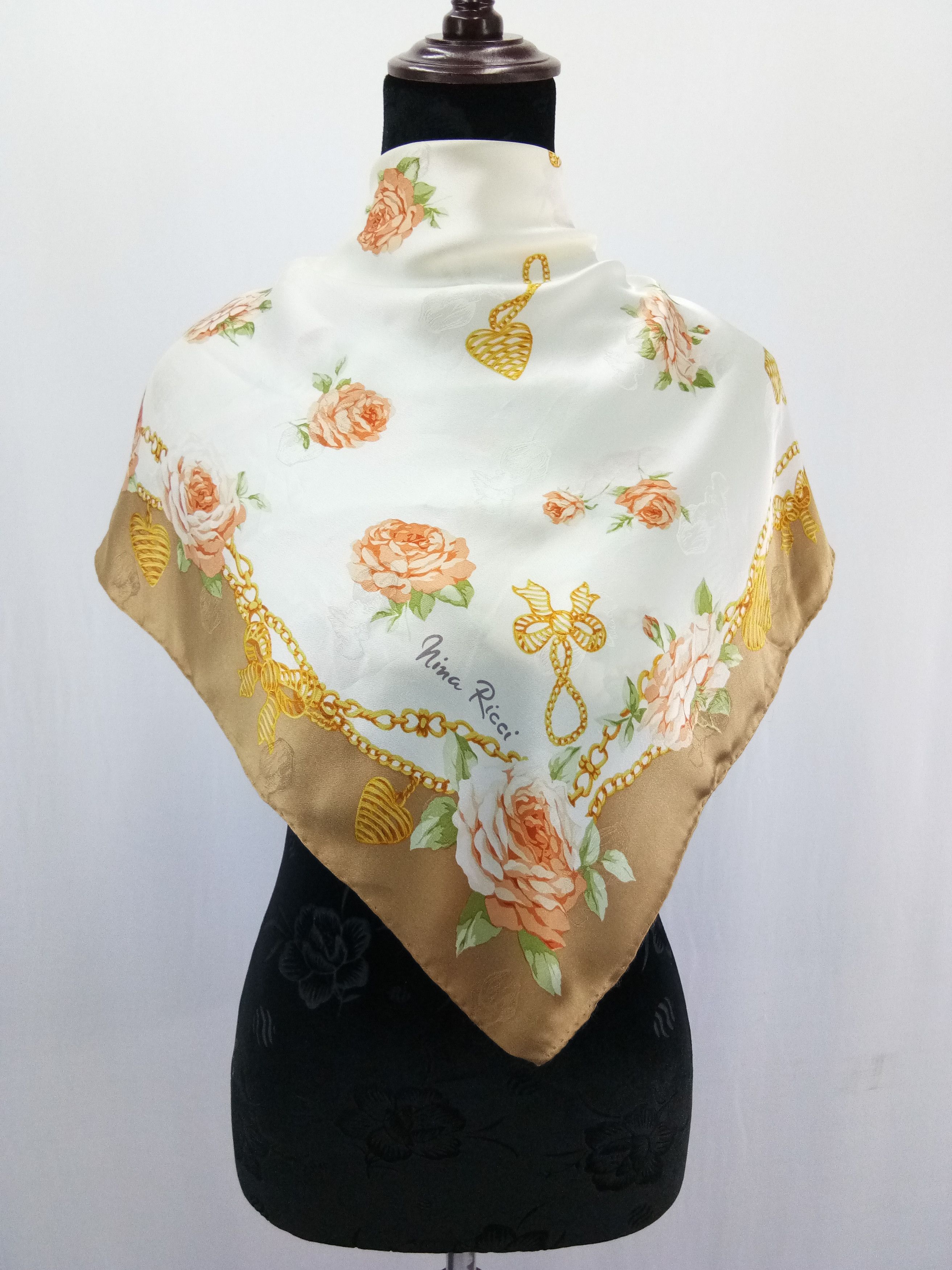 Vintage Nina Ricci Scarf Square Scarf SCA47