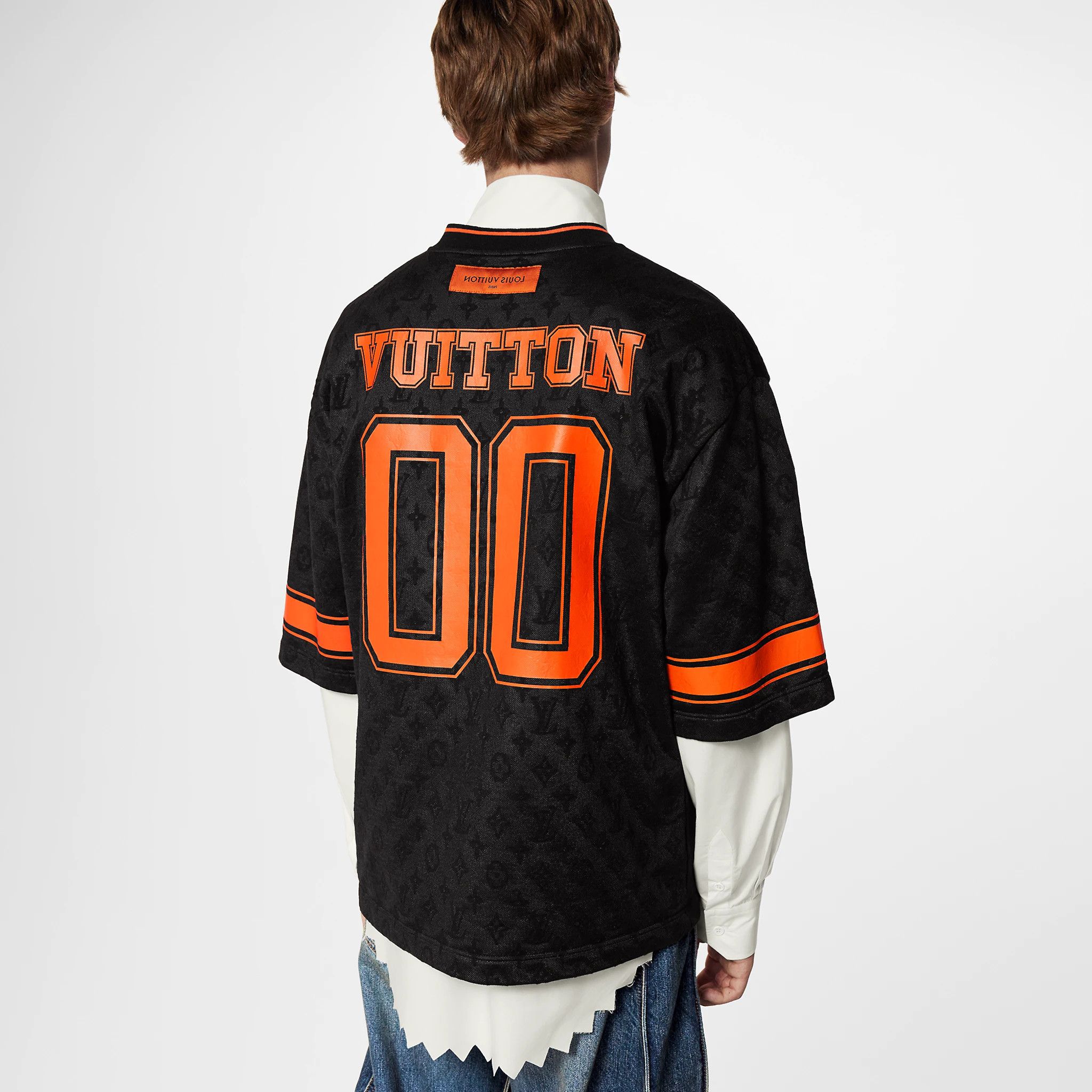 Louis Vuitton Louis Vuitton 2023 Virgil Abloh Monogram Sporty V Neck Tee Size US L / EU 52-54 / 3 - 4 Thumbnail