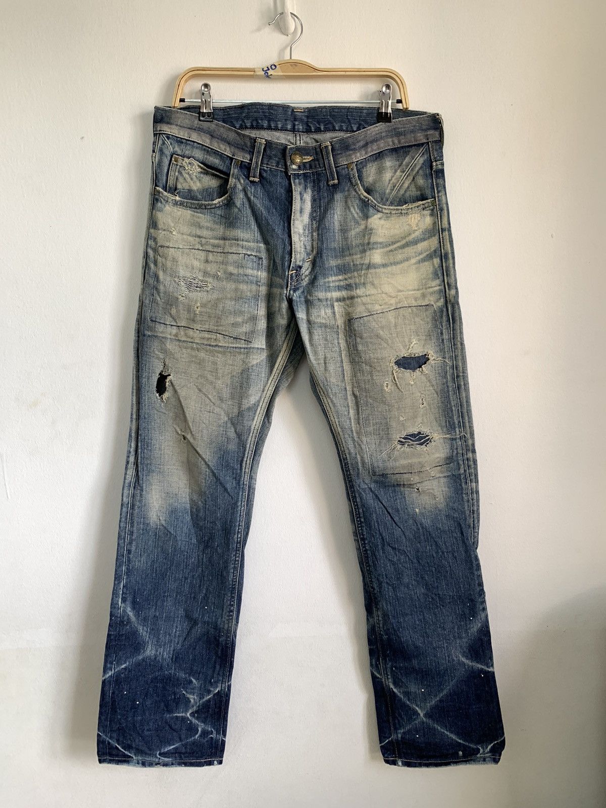Vintage Lee Riders Distressed Jeans
