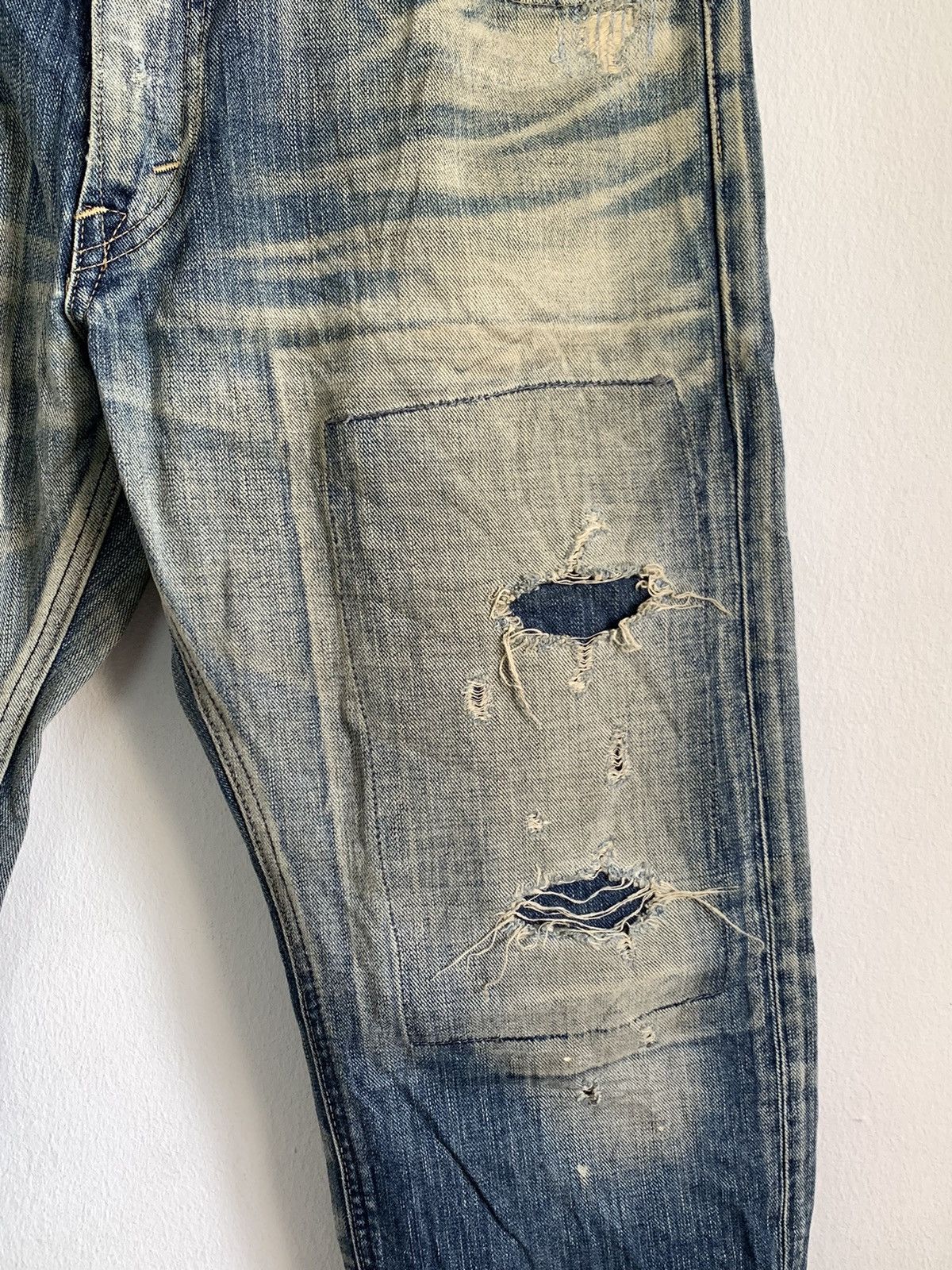 Lee Vintage Lee Riders Distressed Jeans Size US 35 - 5 Thumbnail