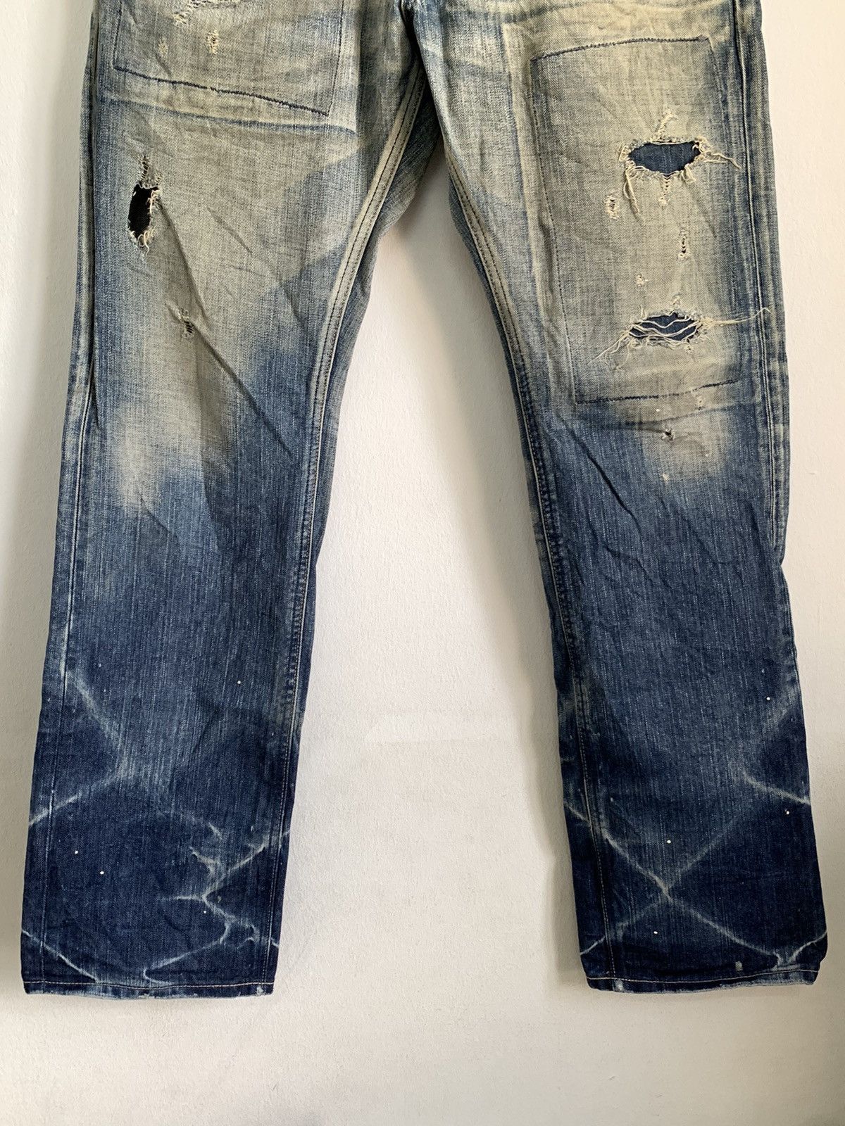 Lee Vintage Lee Riders Distressed Jeans Size US 35 - 4 Thumbnail