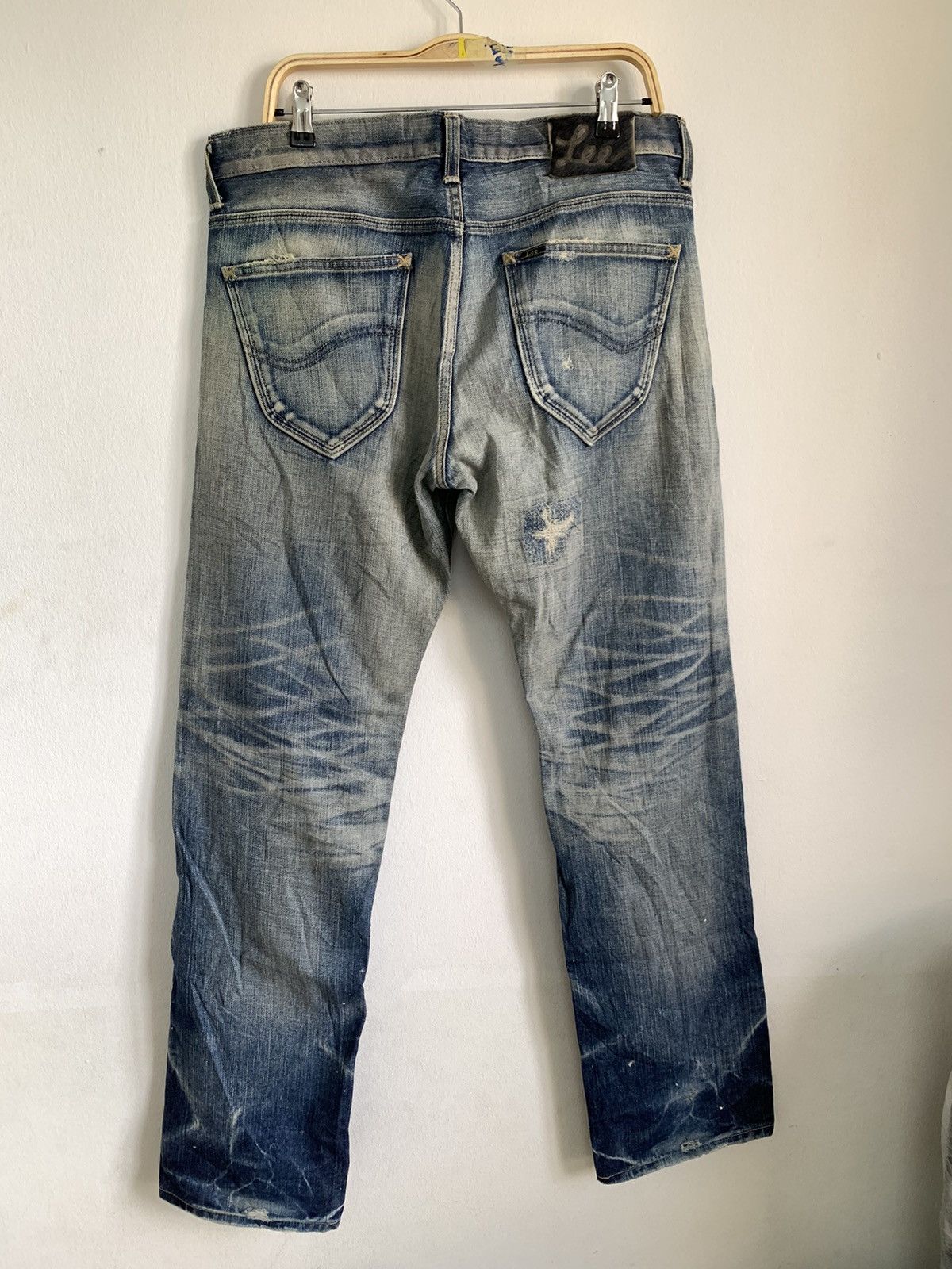 Lee Vintage Lee Riders Distressed Jeans Size US 35 - 2 Thumbnail
