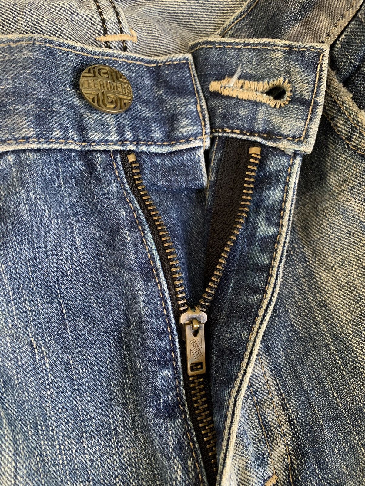 Lee Vintage Lee Riders Distressed Jeans Size US 35 - 12 Thumbnail