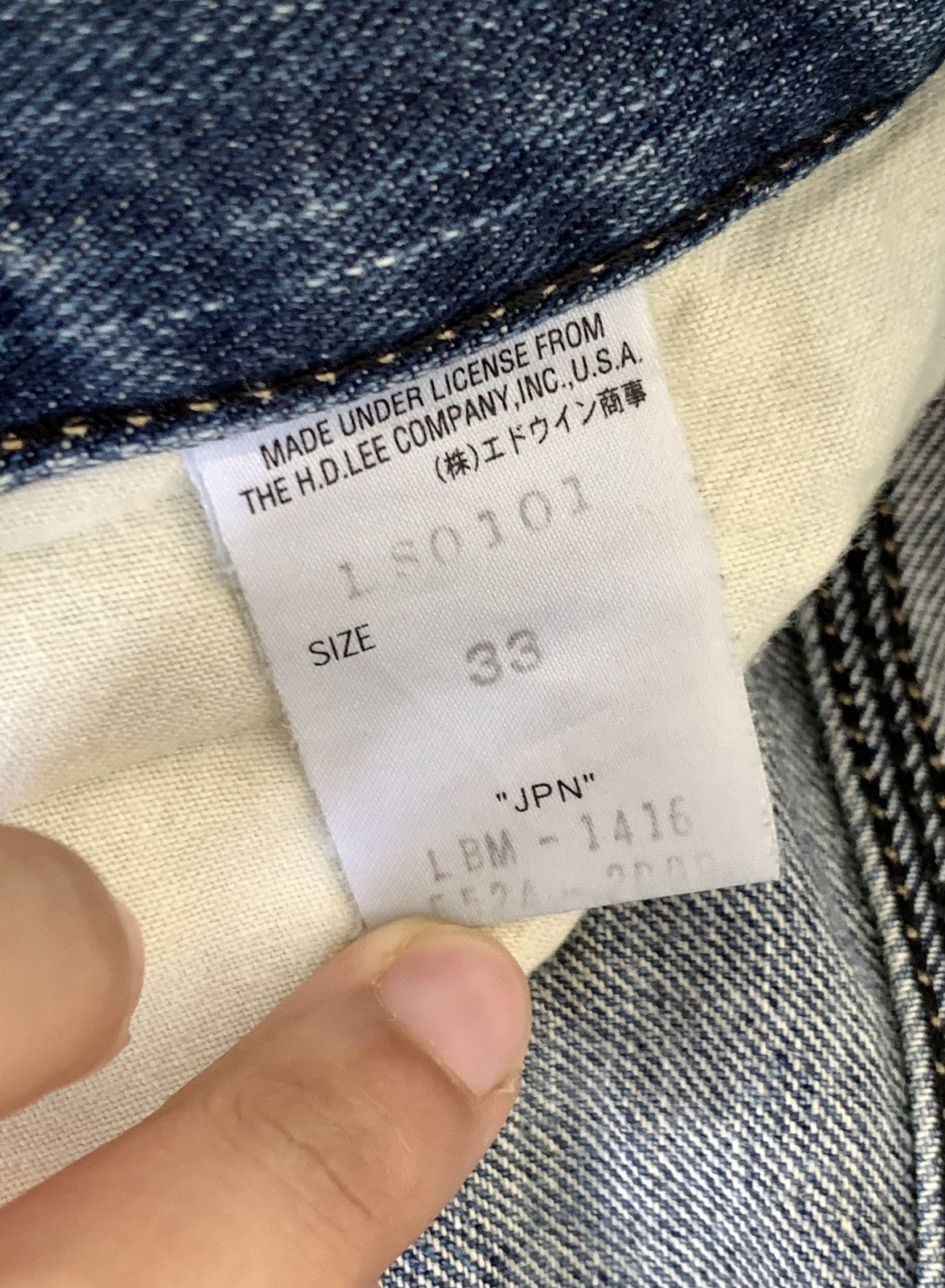 Lee Vintage Lee Riders Distressed Jeans Size US 35 - 13 Thumbnail