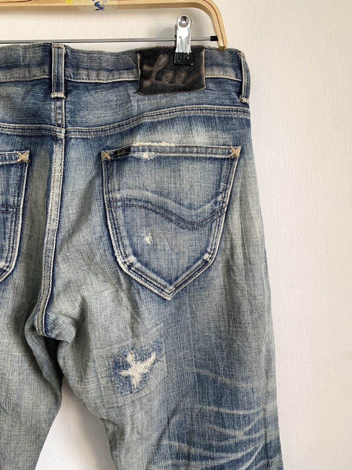 Lee Vintage Lee Riders Distressed Jeans Size US 35 - 9 Thumbnail