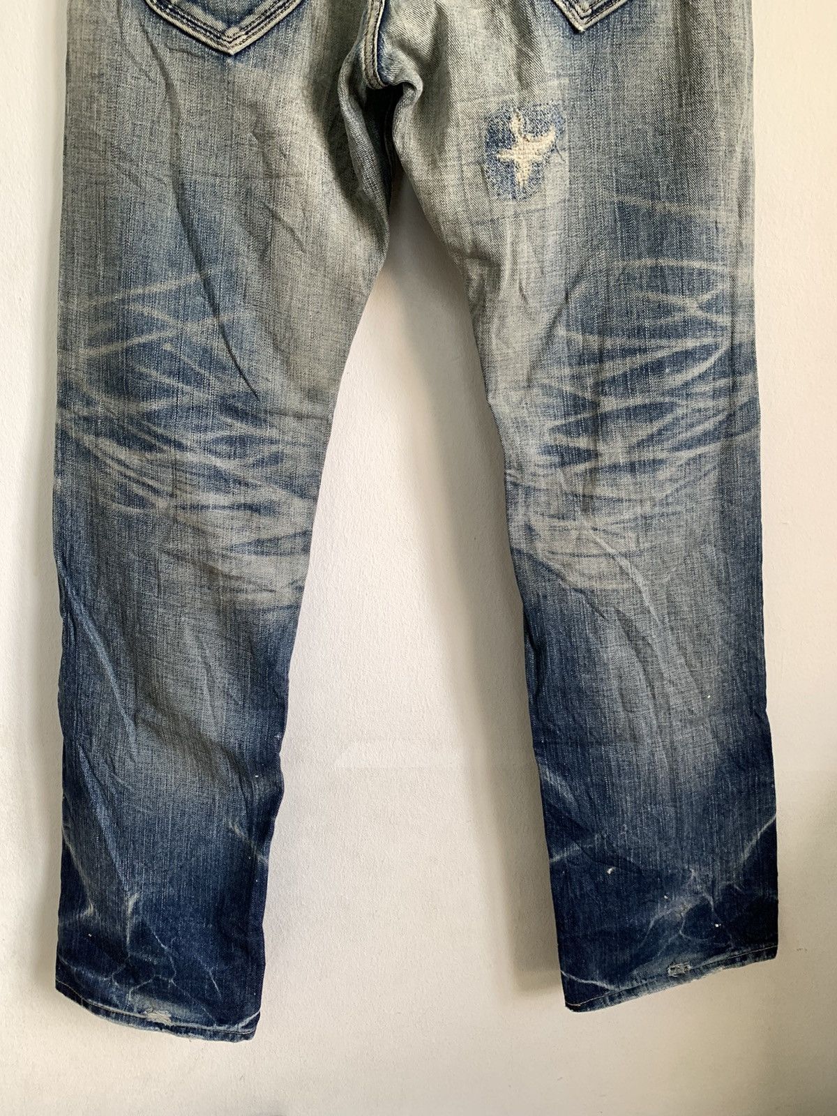 Lee Vintage Lee Riders Distressed Jeans Size US 35 - 10 Thumbnail