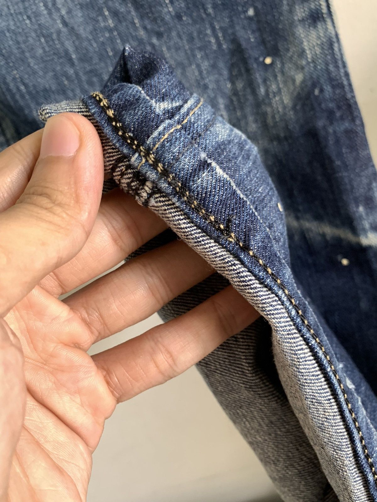 Lee Vintage Lee Riders Distressed Jeans Size US 35 - 8 Thumbnail