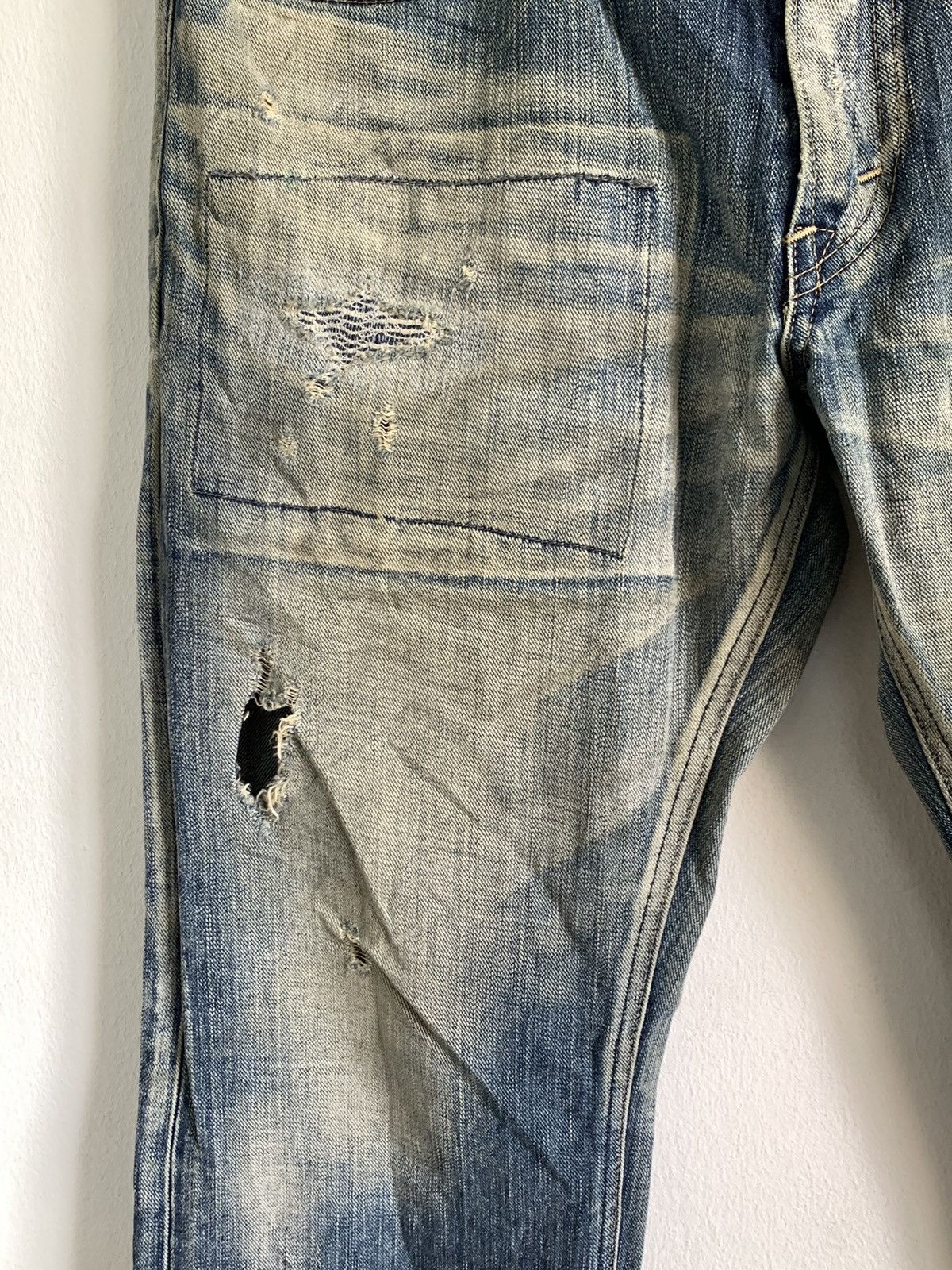 Lee Vintage Lee Riders Distressed Jeans Size US 35 - 6 Thumbnail