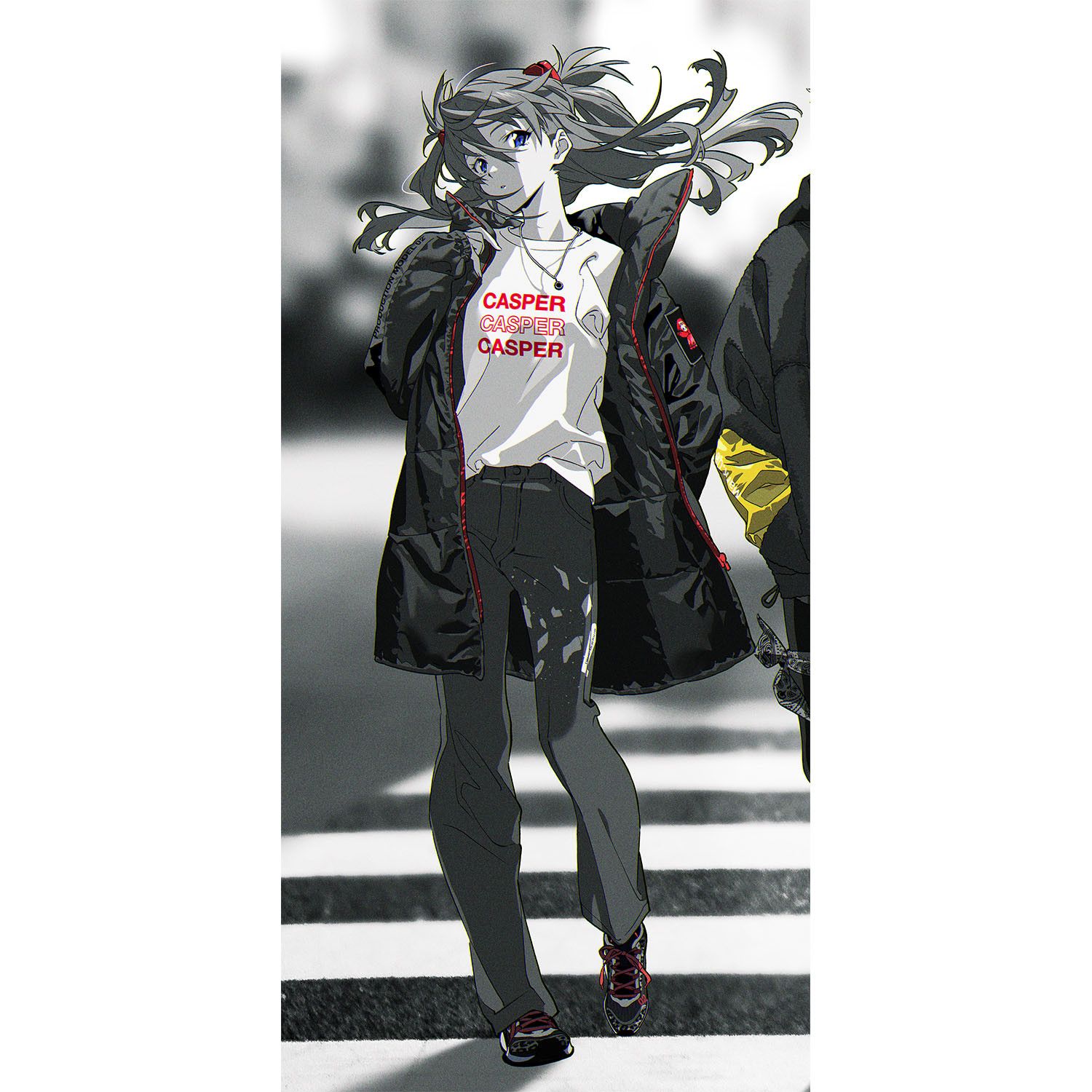 Produkt EVANGELION PRODUCTION MODEL-02 MONSTER PARKA (BLACK(EVA-02 
