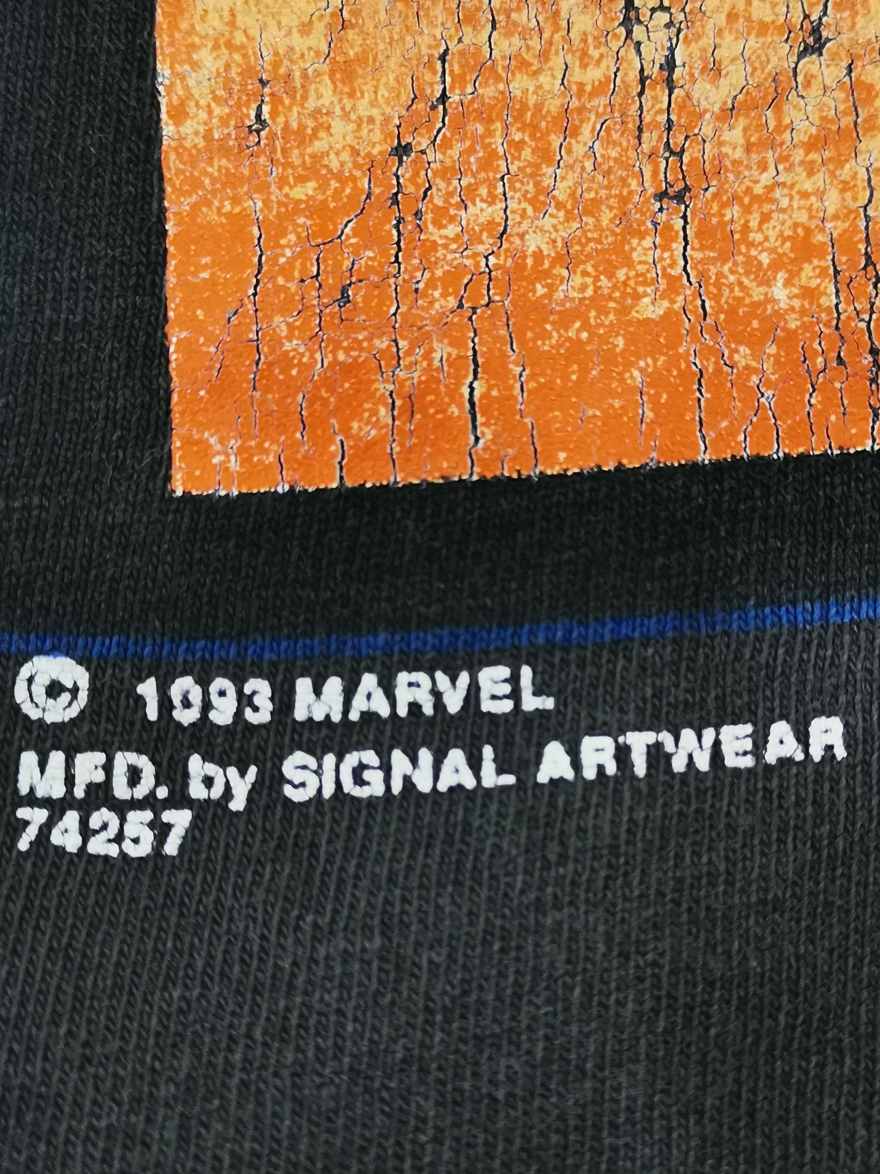Marvel Comics × Vintage VTG Spiderman 90s Marvel Comics Overprint Tshirt Size US XL / EU 56 / 4 - 12 Thumbnail
