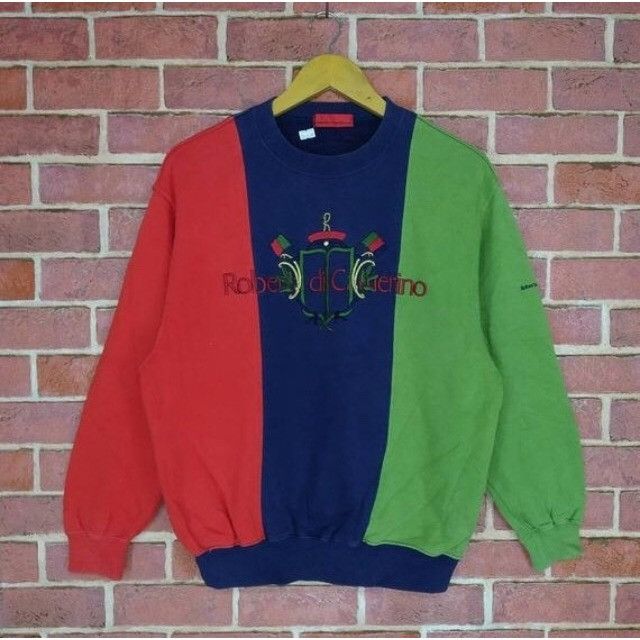 Blue Blue Japan Roberta Di camerino Embroidery Logo Sweatshirt Size US M / EU 48-50 / 2 - 1 Thumbnail