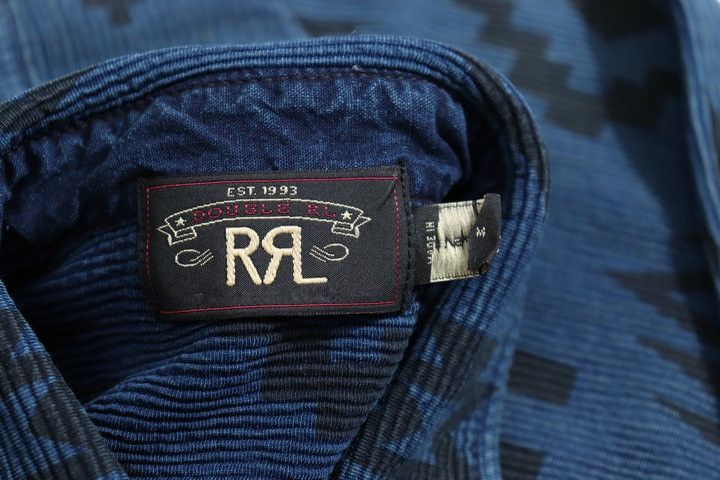 RRL Ralph Lauren Southwestern Corduroy Shirt Aztec Indian Serape Size US XXL / EU 58 / 5 - 9 Thumbnail