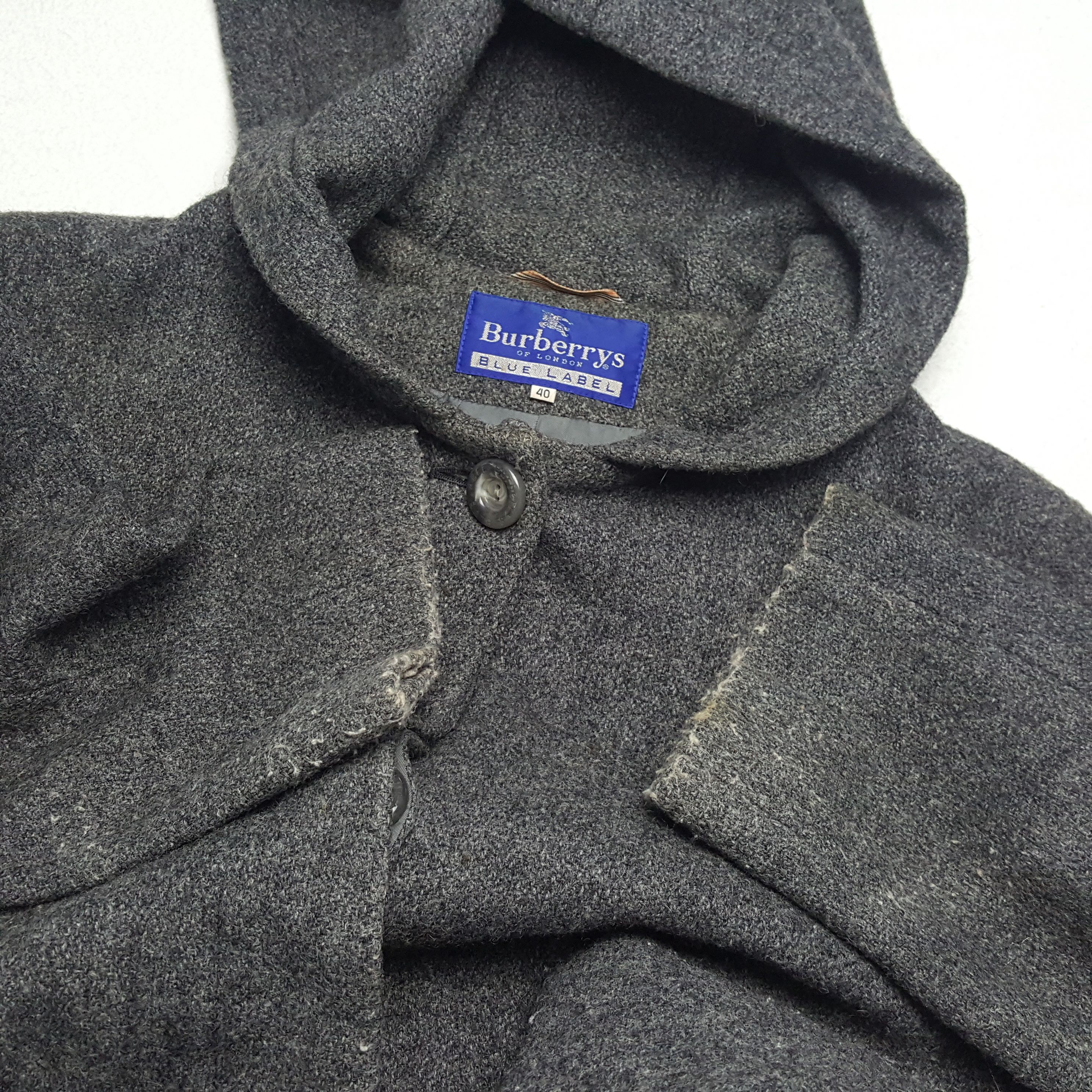 Burberry × Vintage BURBERRYS BLUE LABEL Long Sleeve Fleece Jacket Size US S / EU 44-46 / 1 - 8 Thumbnail