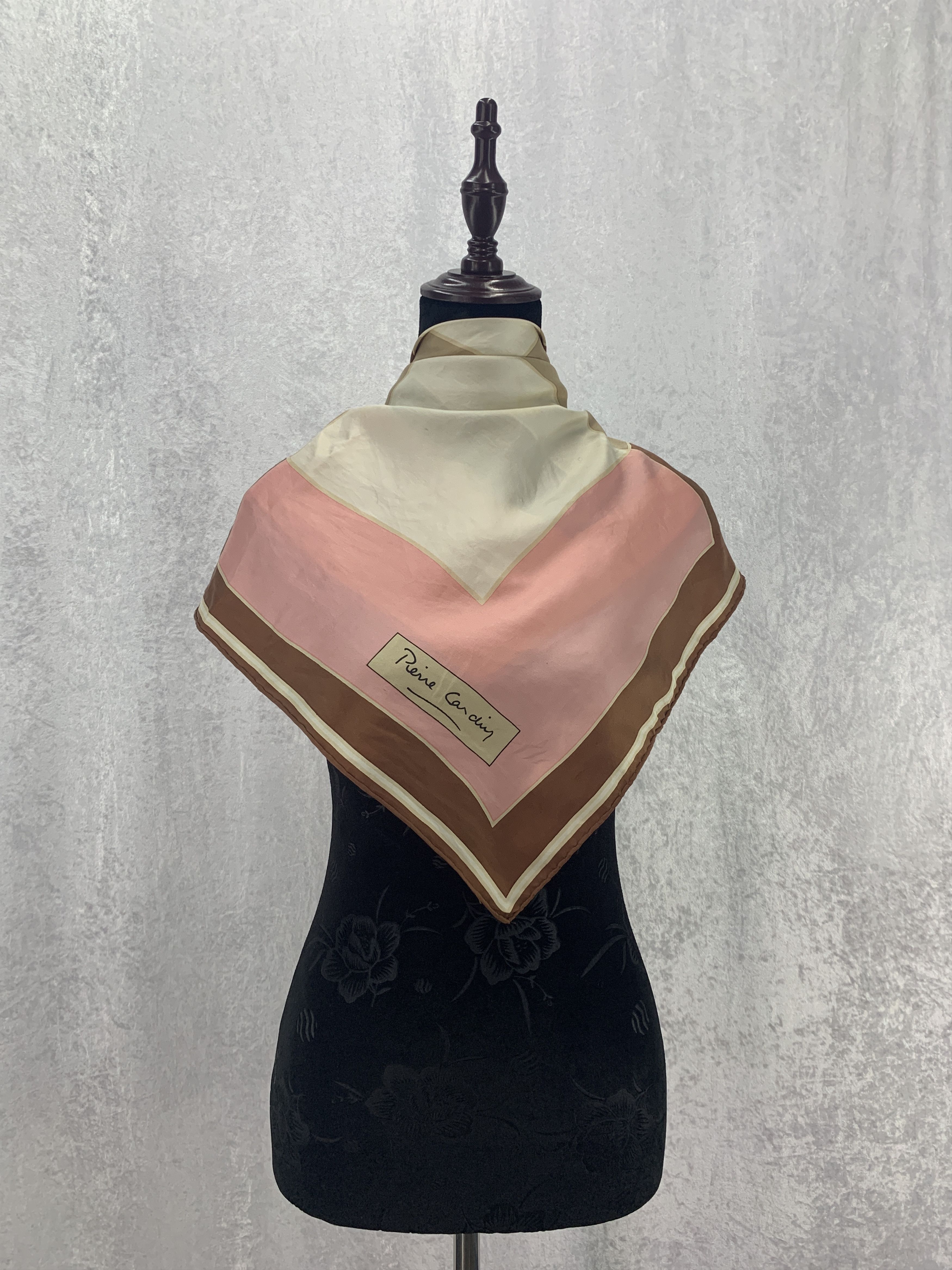 Vintage Pierre Cardin Silk Scarf / Square Scarf - SCA59