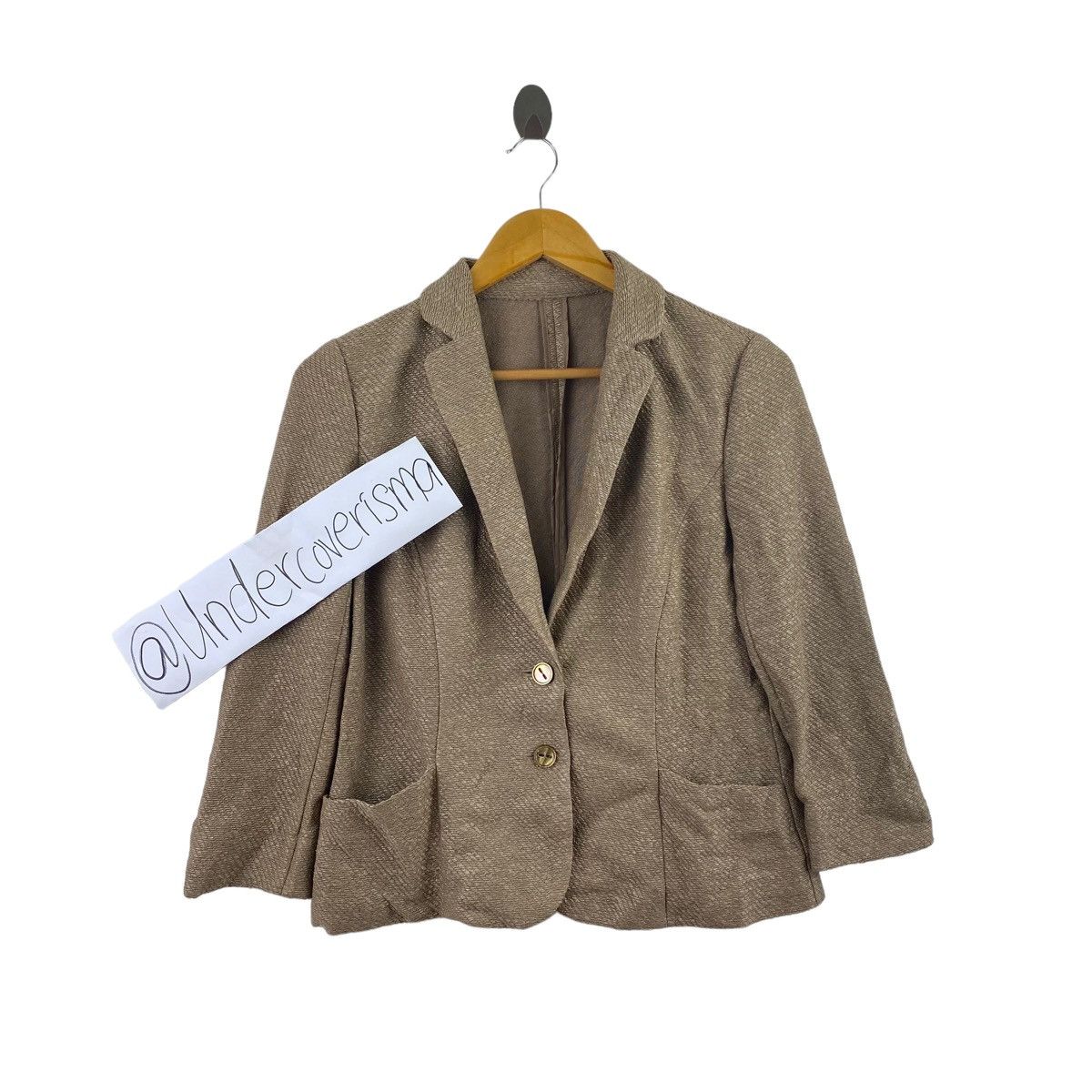Vintage LEILIAN ORIGINAL Japanese Brand Brown Plain Blazer Jacket Size S / US 4 / IT 40 - 1 Thumbnail