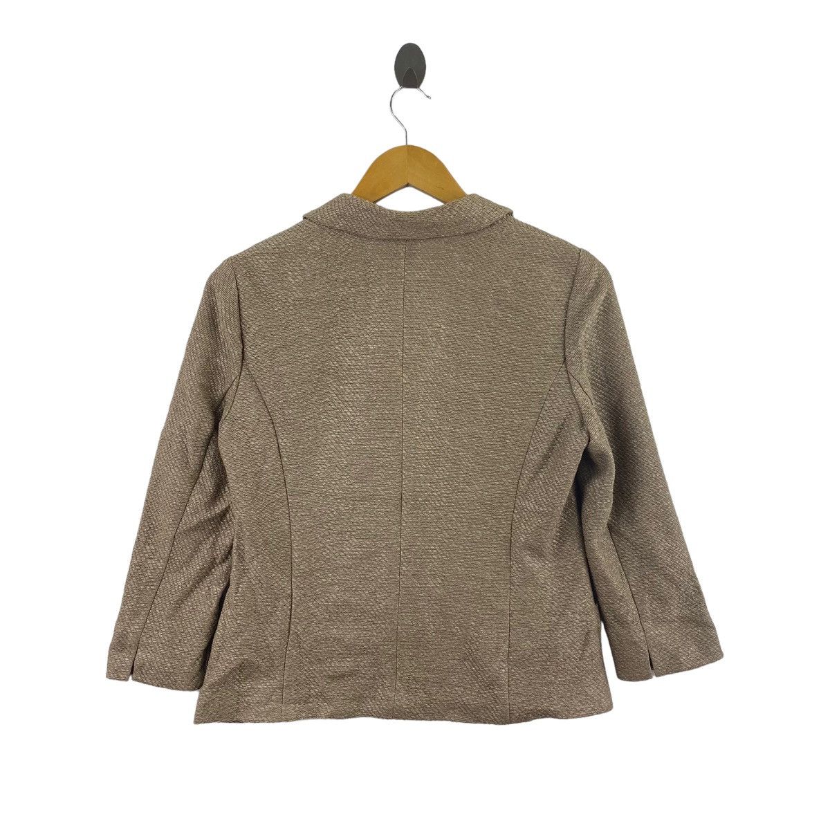 Vintage LEILIAN ORIGINAL Japanese Brand Brown Plain Blazer Jacket Size S / US 4 / IT 40 - 7 Thumbnail